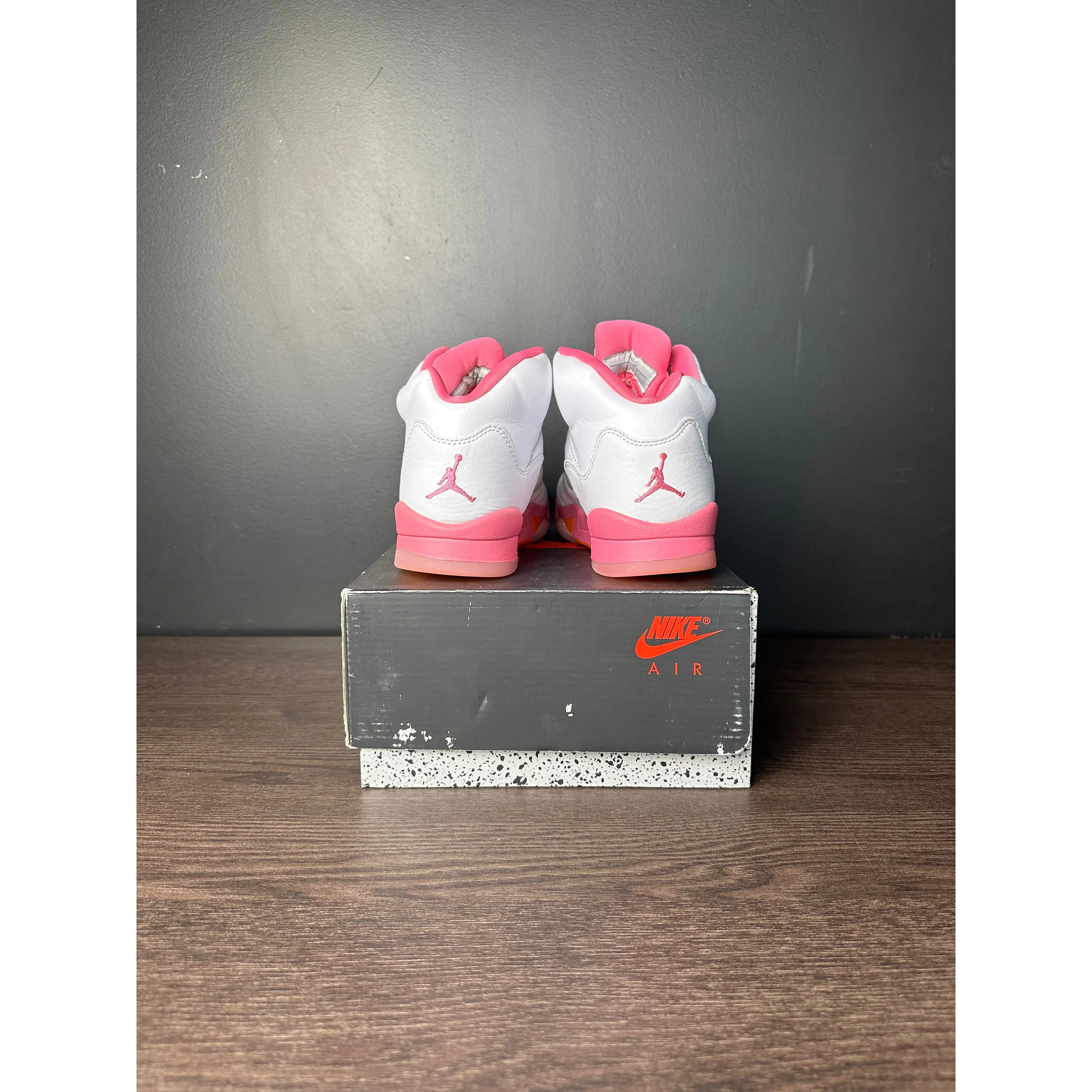 Air Jordan 5 Retro WNBA "Pinksicle Safety Orange" (GS) **PRE-OWNED**