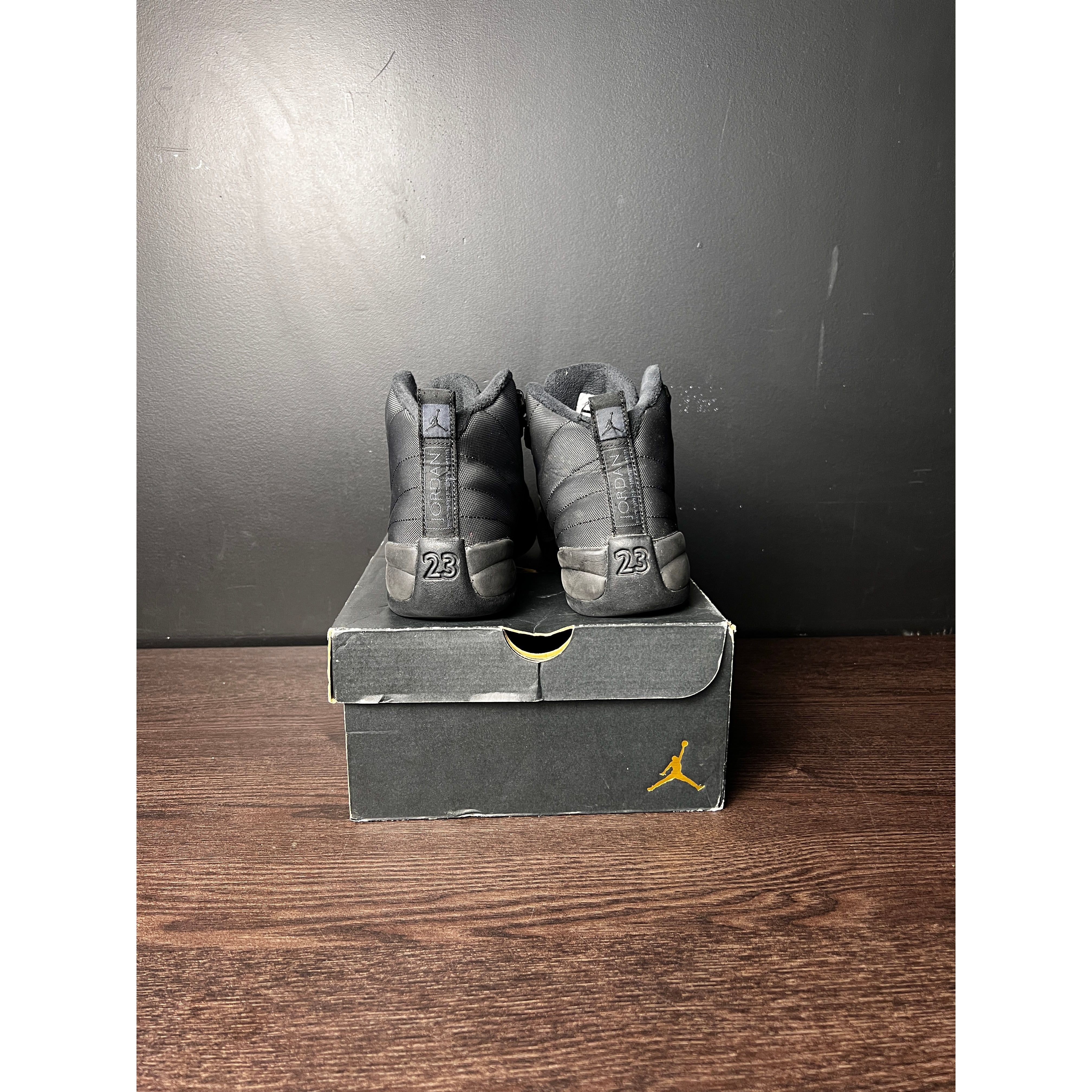 Air Jordan 12 Retro "Winter Black" (GS) **PRE-OWNED**