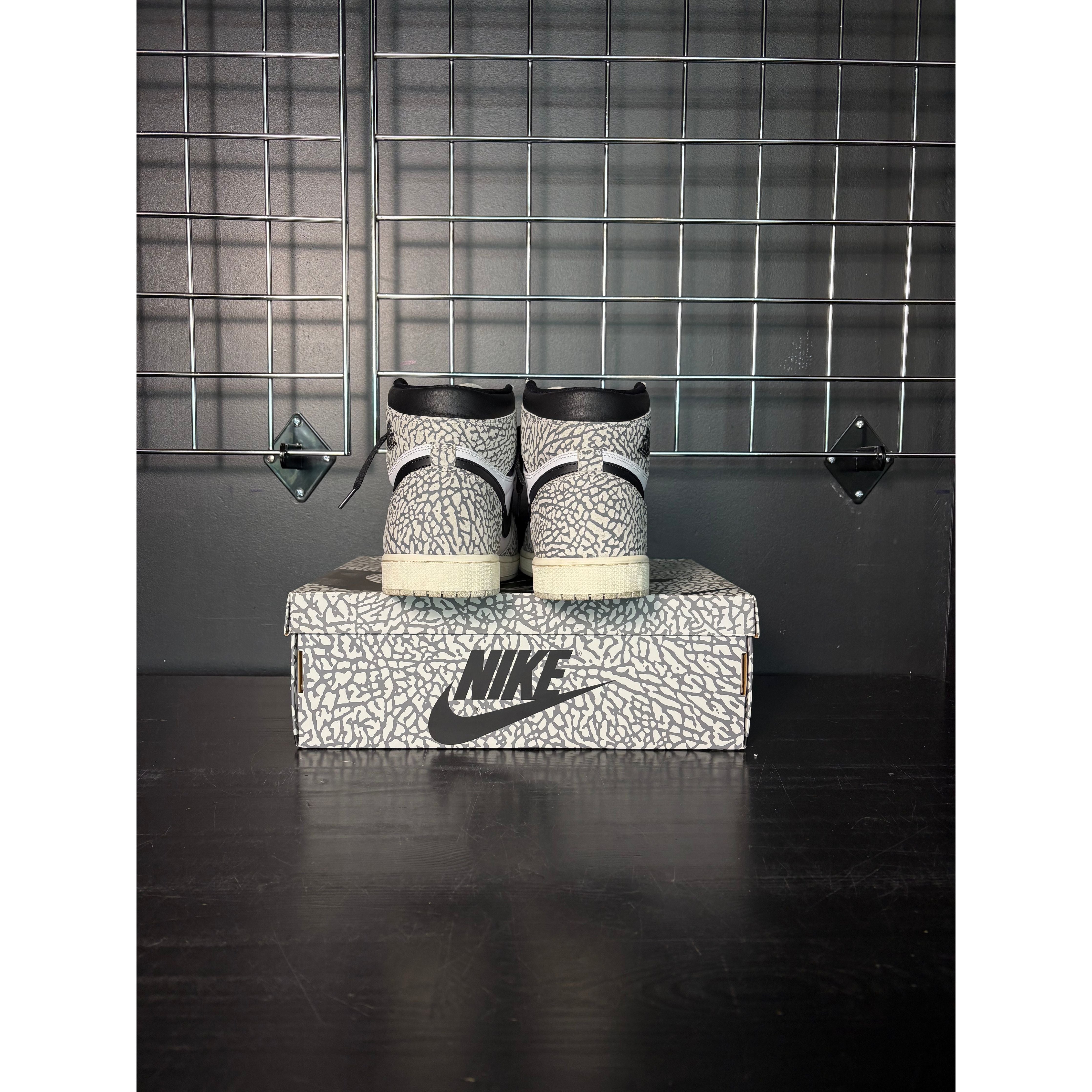 Air Jordan 1 Retro High OG "White Cement" **PRE-OWNED**