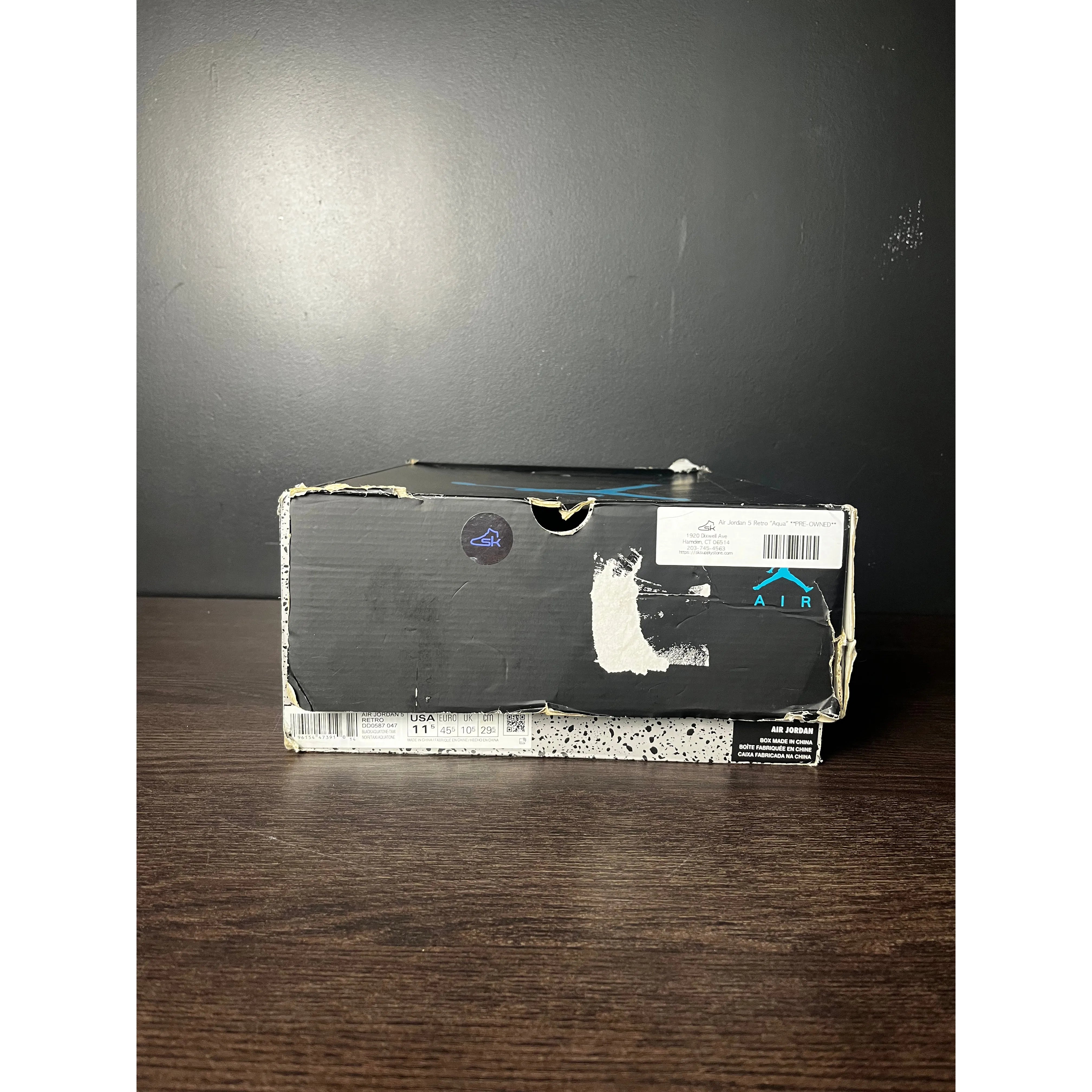 Air Jordan 5 Retro "Aqua" **PRE-OWNED**