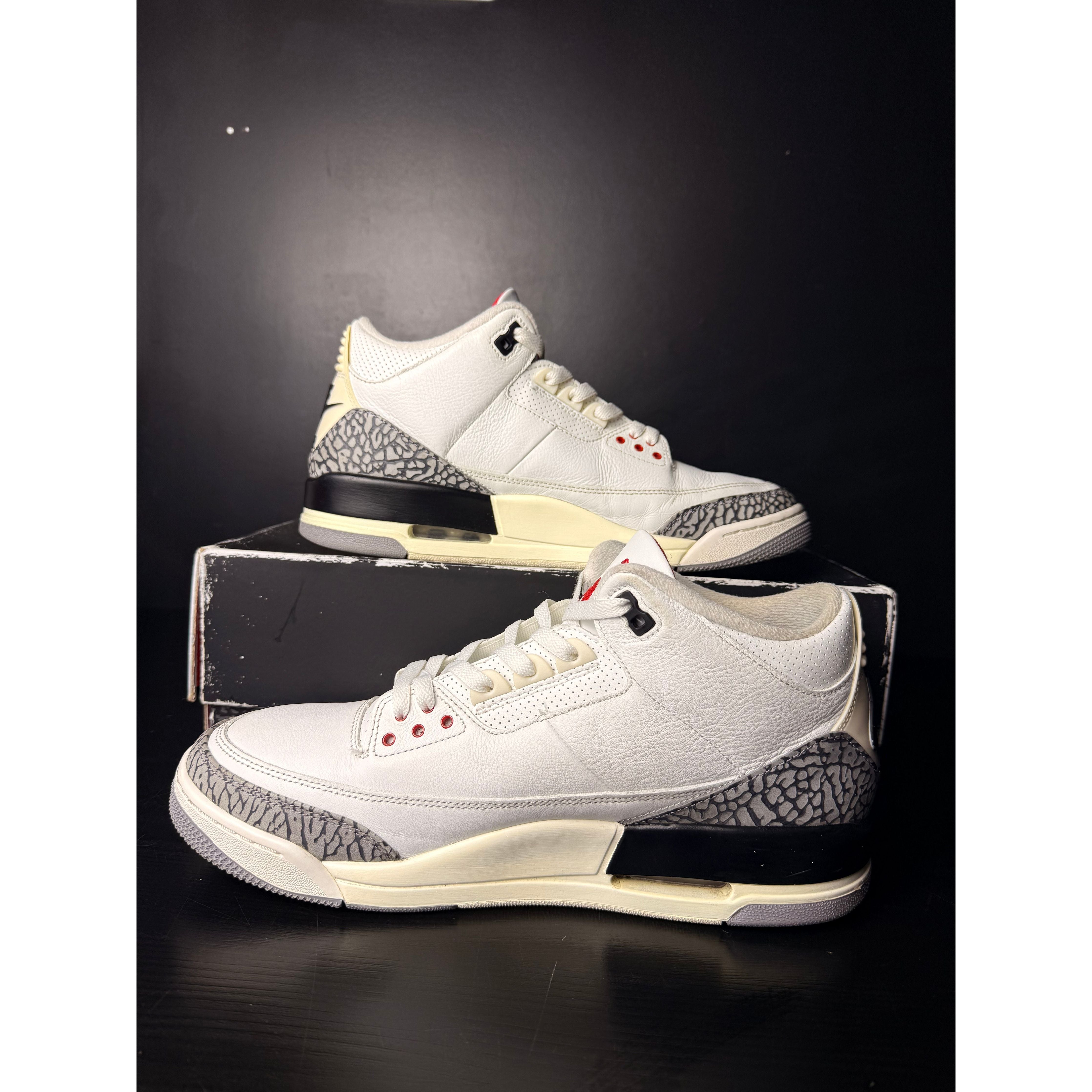 Air Jordan 3 Retro "White Cement" Reimagined **PRE-OWNED**