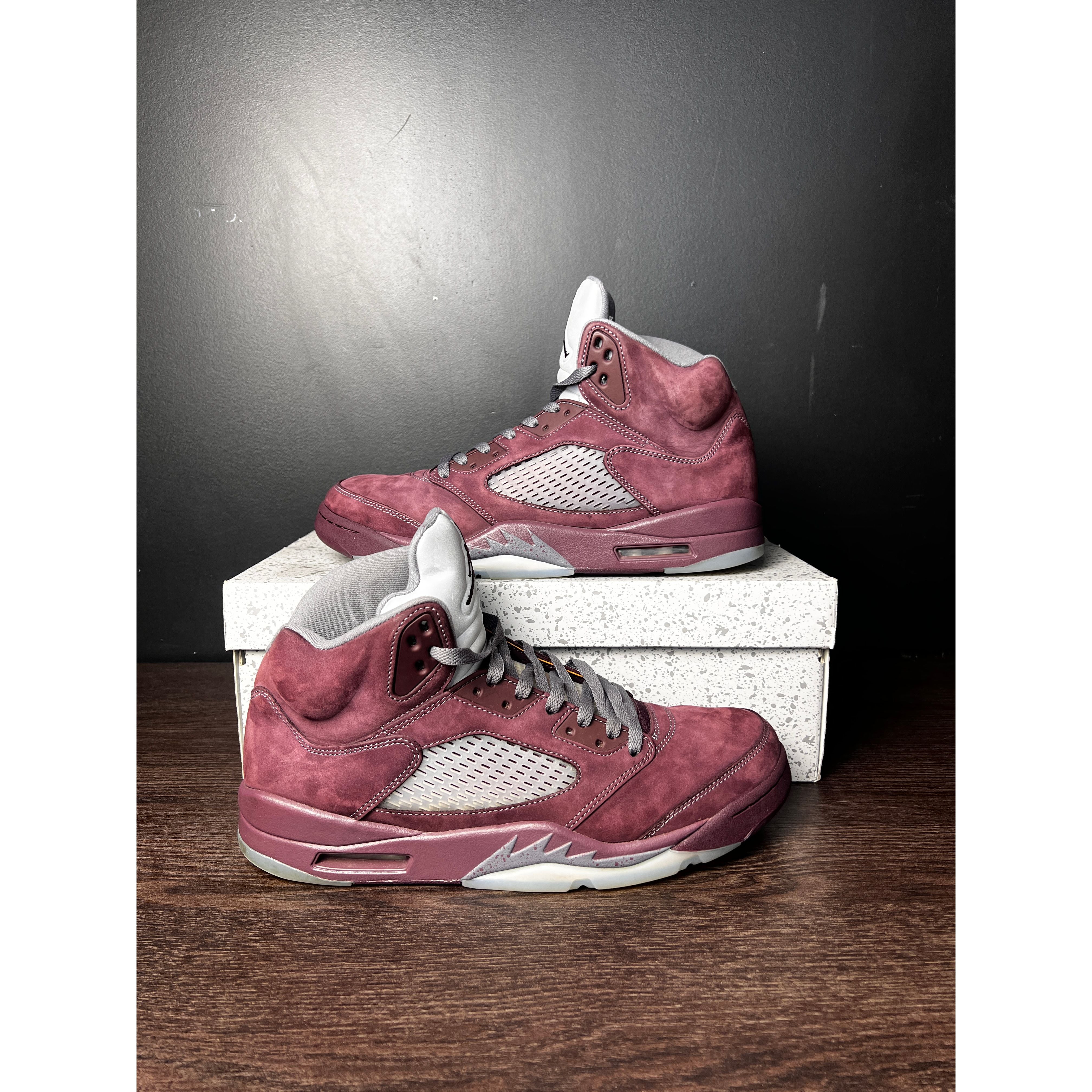 Air Jordan 5 Retro "Burgundy" (2023) **PRE-OWNED**