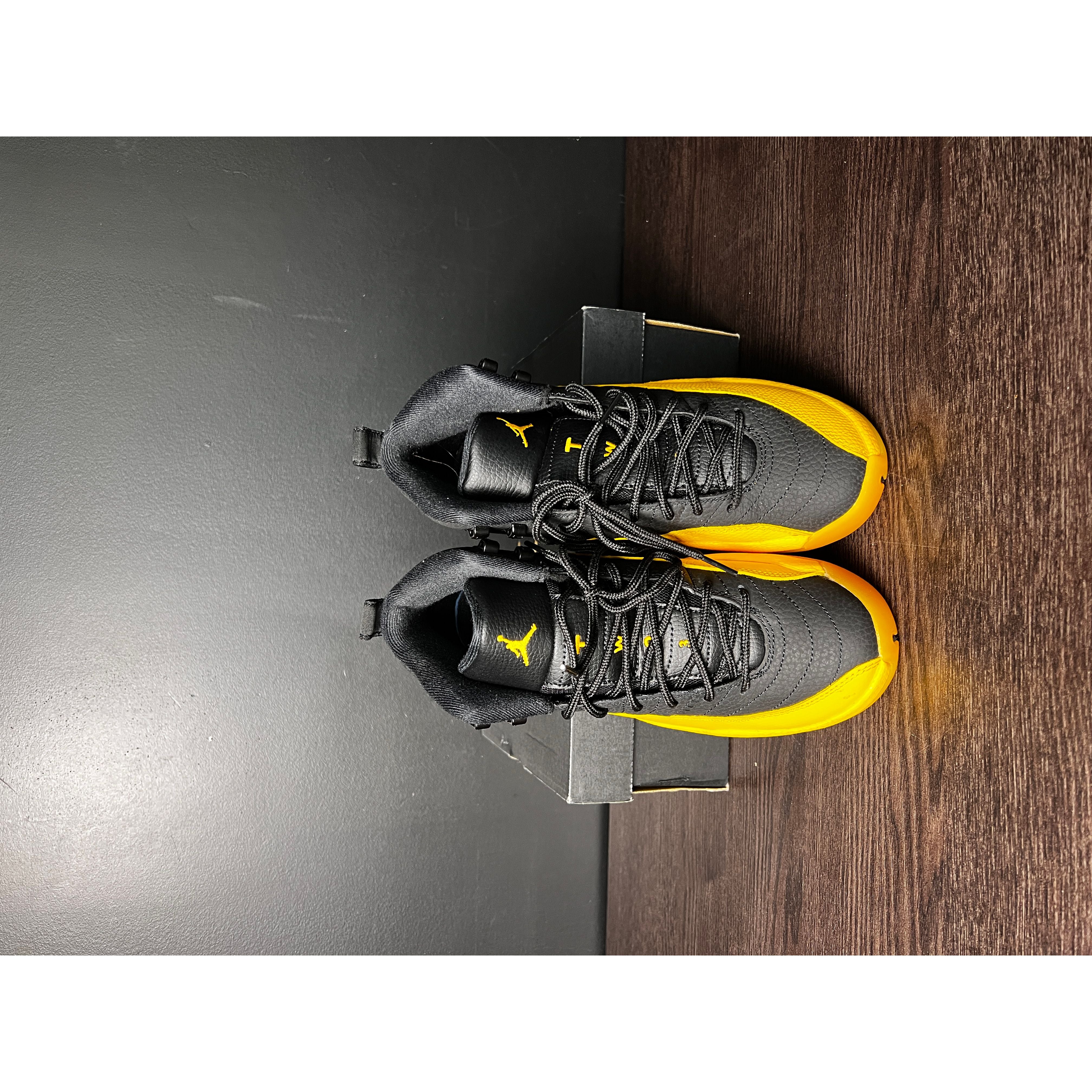 Air Jordan 12 Retro "Black University Gold" (GS) **PRE-OWNED**