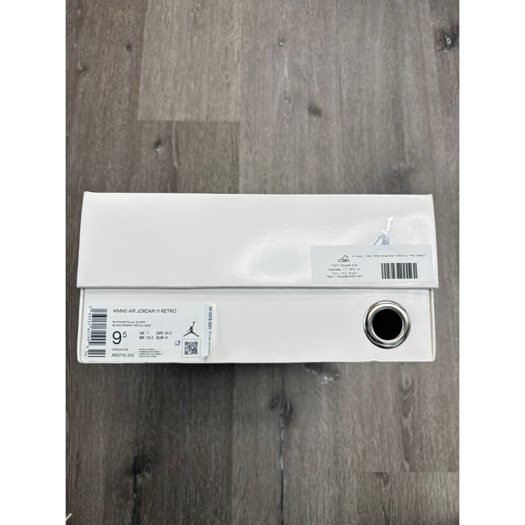 Air Jordan 11 Retro "White Metallic Silver" (WMNS) **PRE-OWNED**