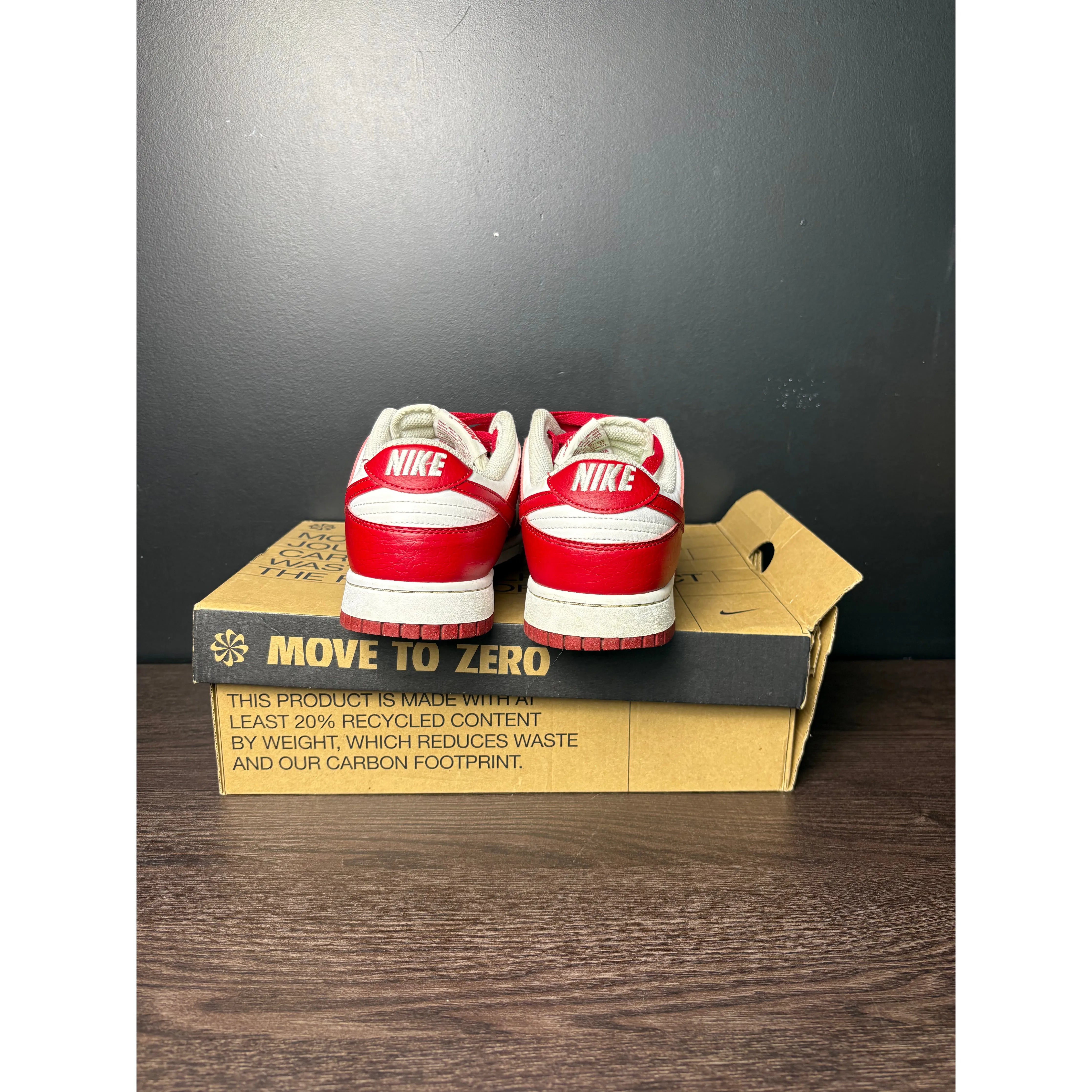 Nike Dunk Low Next Nature "White Gym Red" (WMNS) **PRE-OWNED**