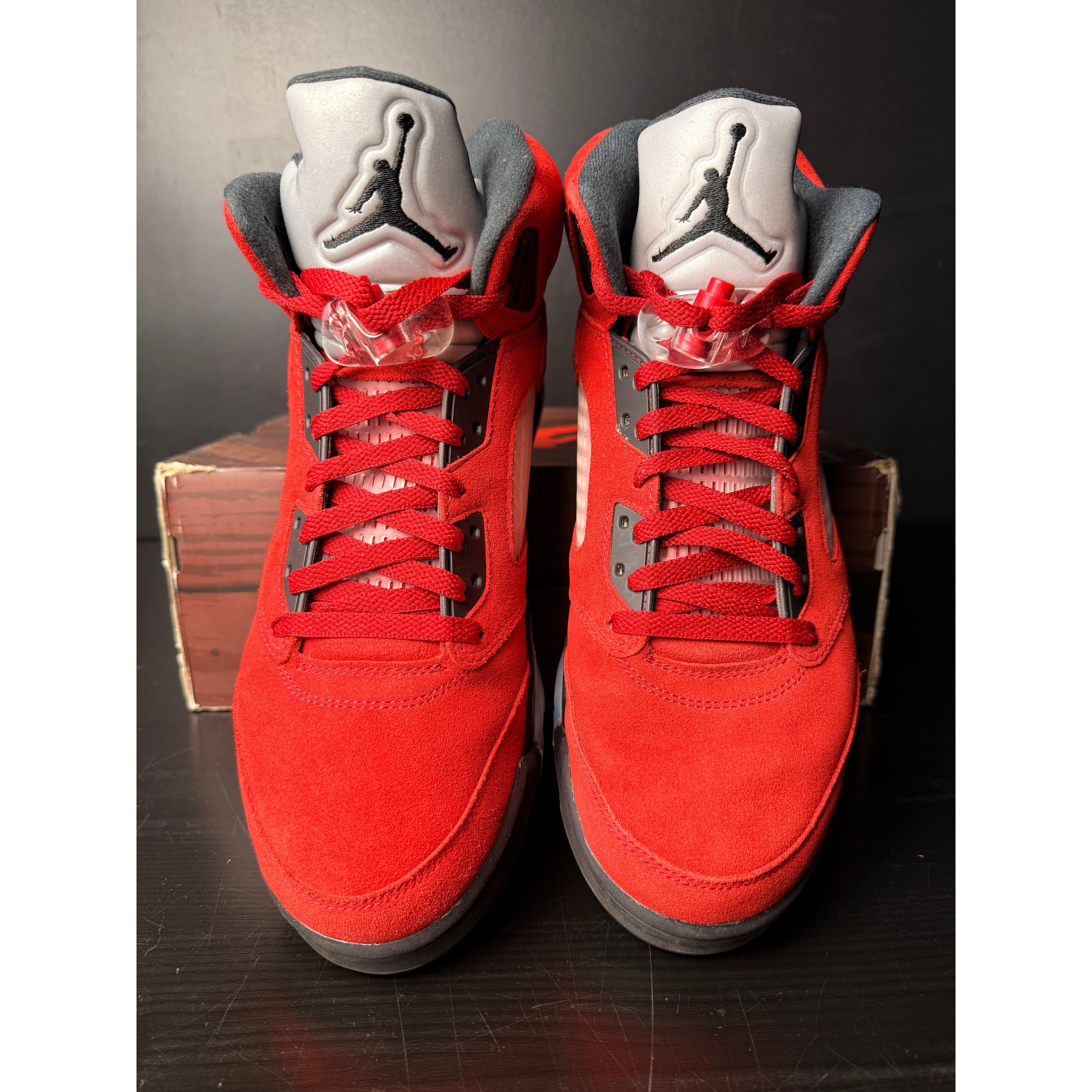 Air Jordan 5 Retro "Raging Bull Red" (2021) **Pre-Owned**