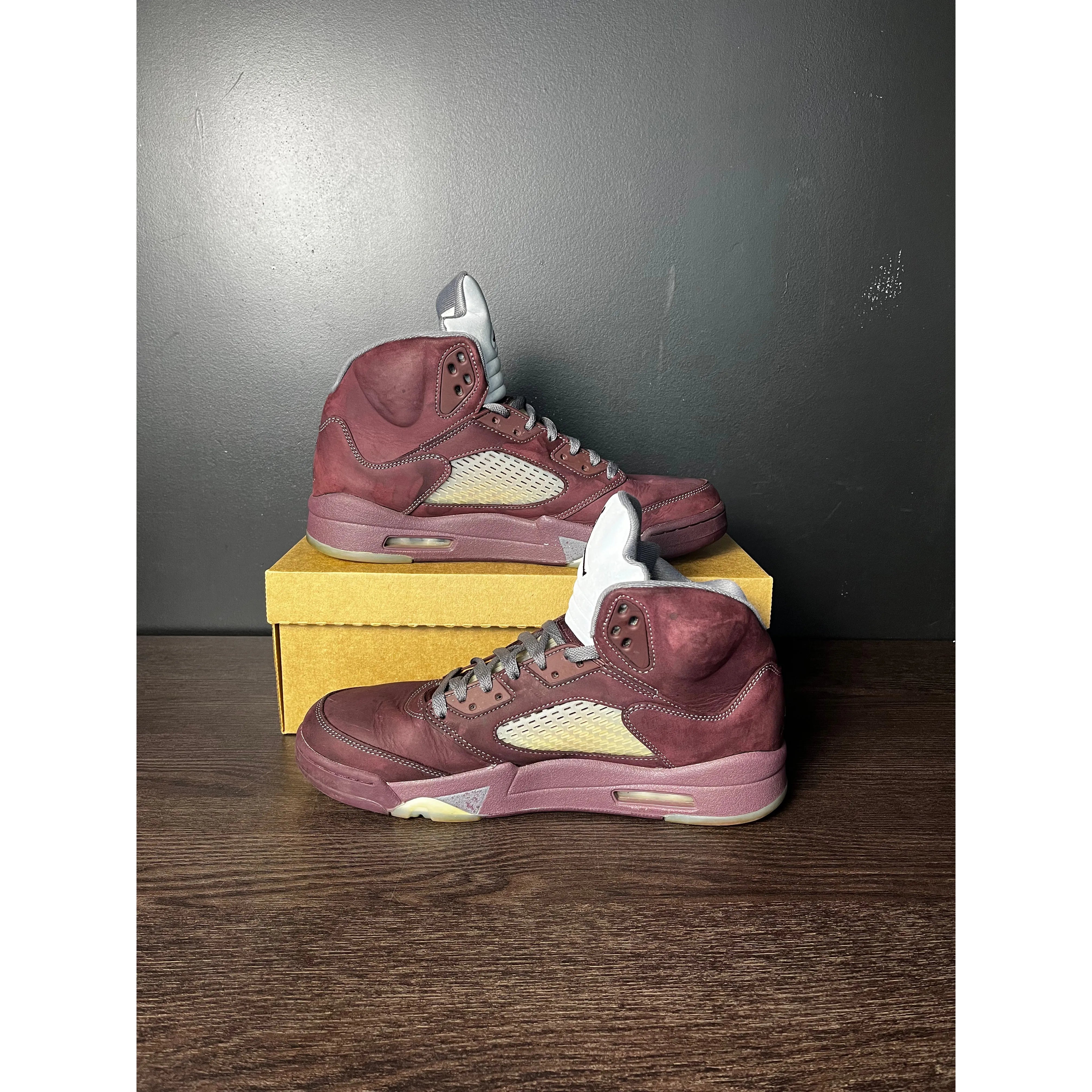 Air Jordan 5 Retro "Burgundy" (2023) **PRE-OWNED**