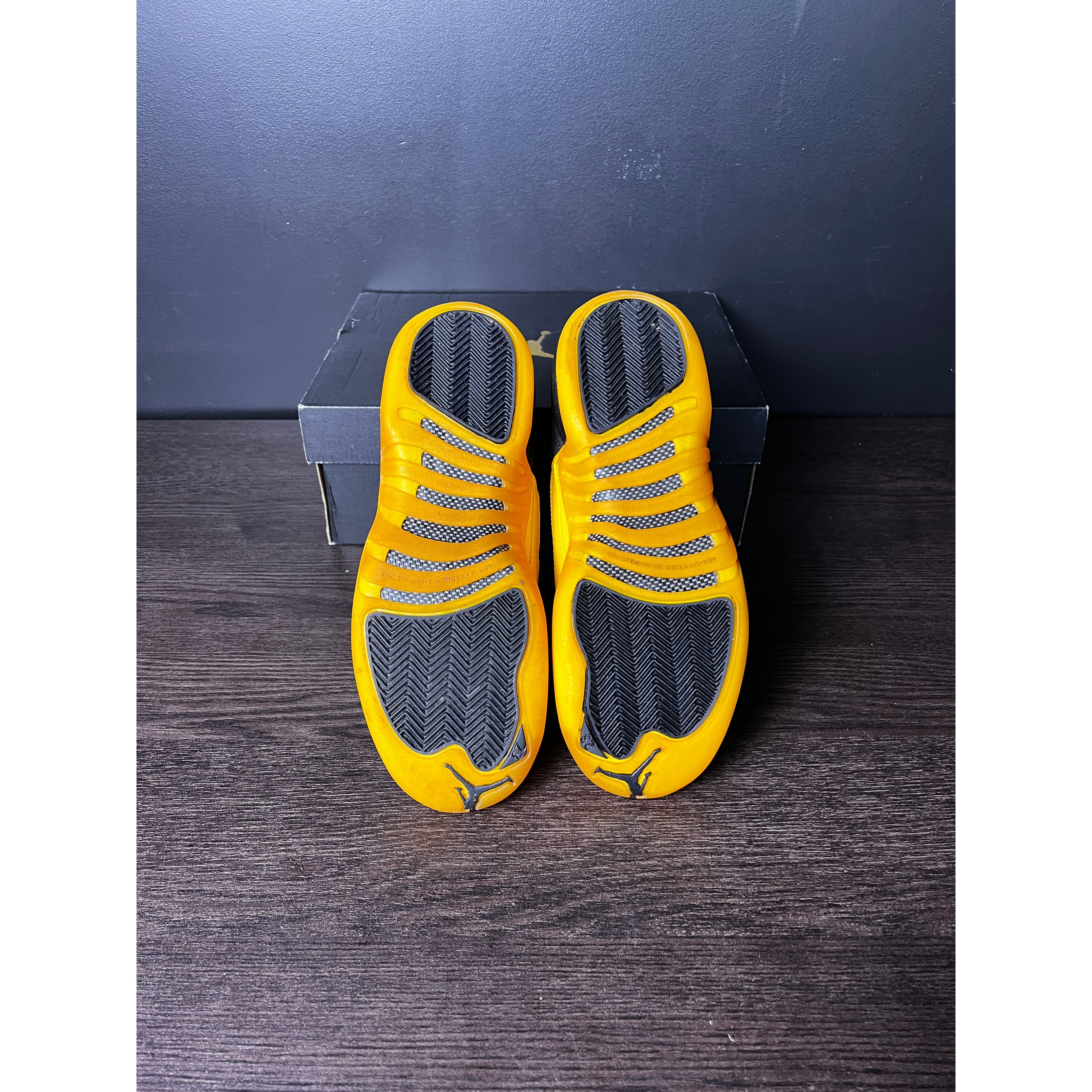 Air Jordan 12 Retro "Black University Gold" (GS) **PRE-OWNED**