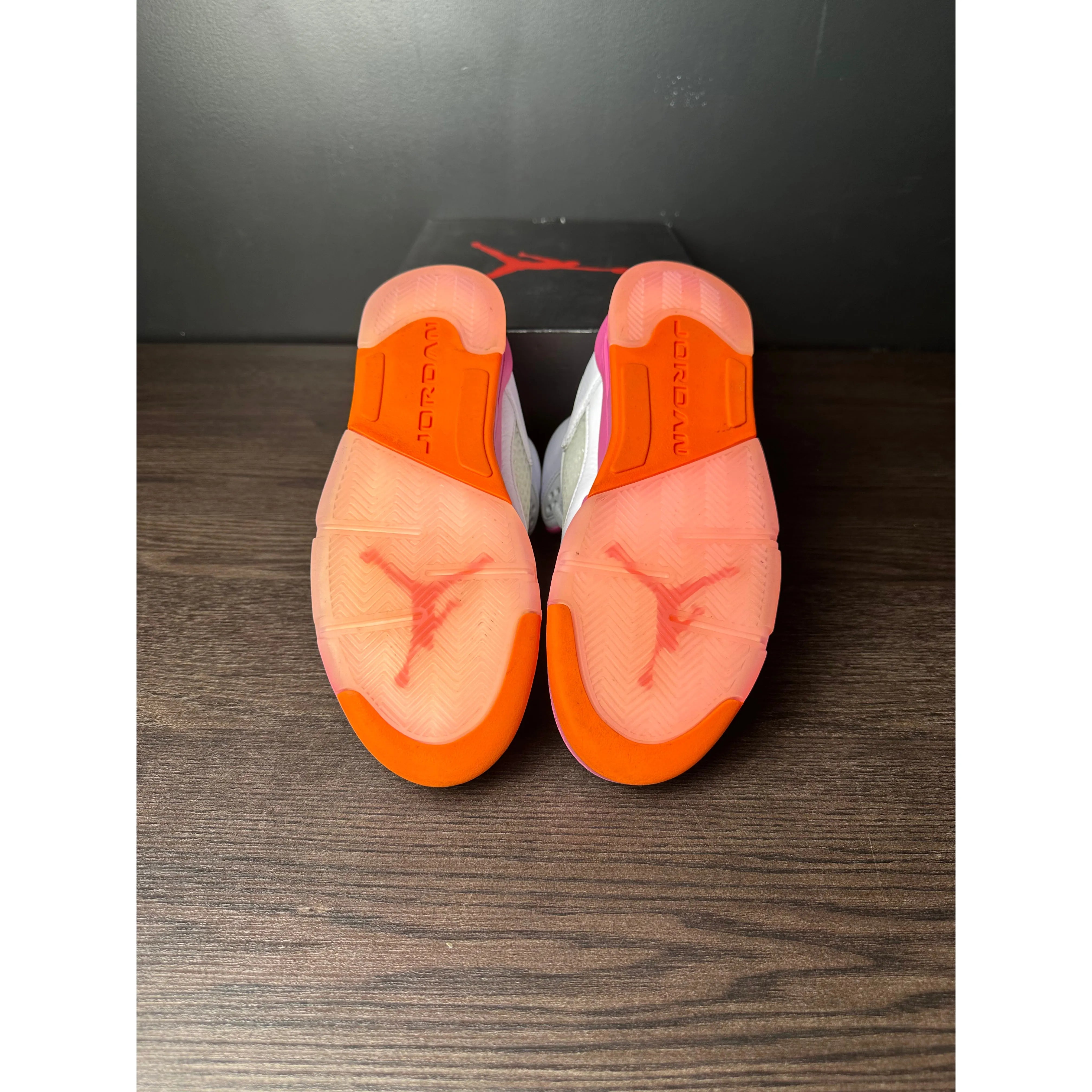 Air Jordan 5 Retro WNBA "Pinksicle Safety Orange" (GS) **PRE-OWNED**