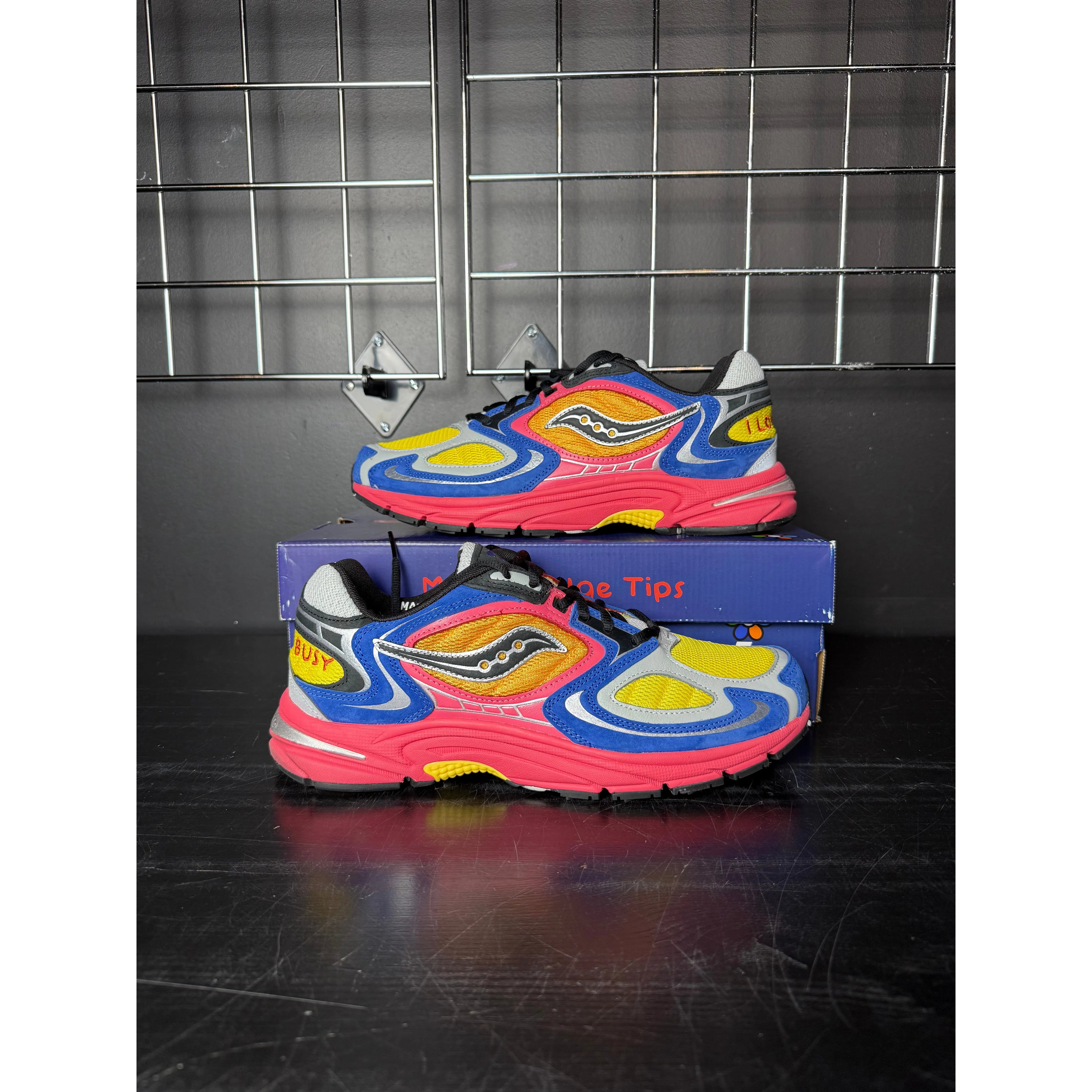 Saucony Grid Jazz 9 x Jae Tips "I Love You But I’m Busy" **PRE-OWNED**