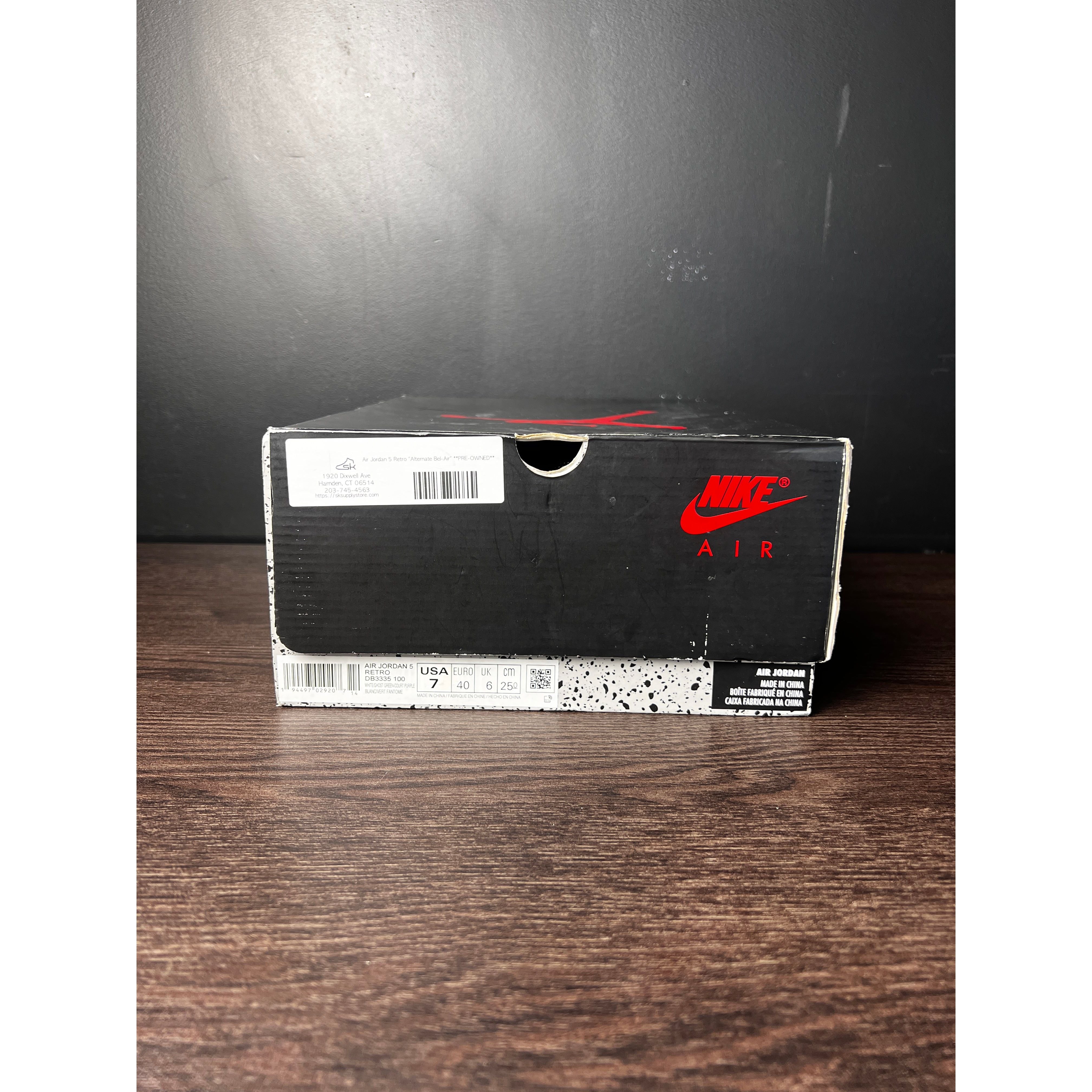 Air Jordan 5 Retro "Alternate Bel-Air" **PRE-OWNED**