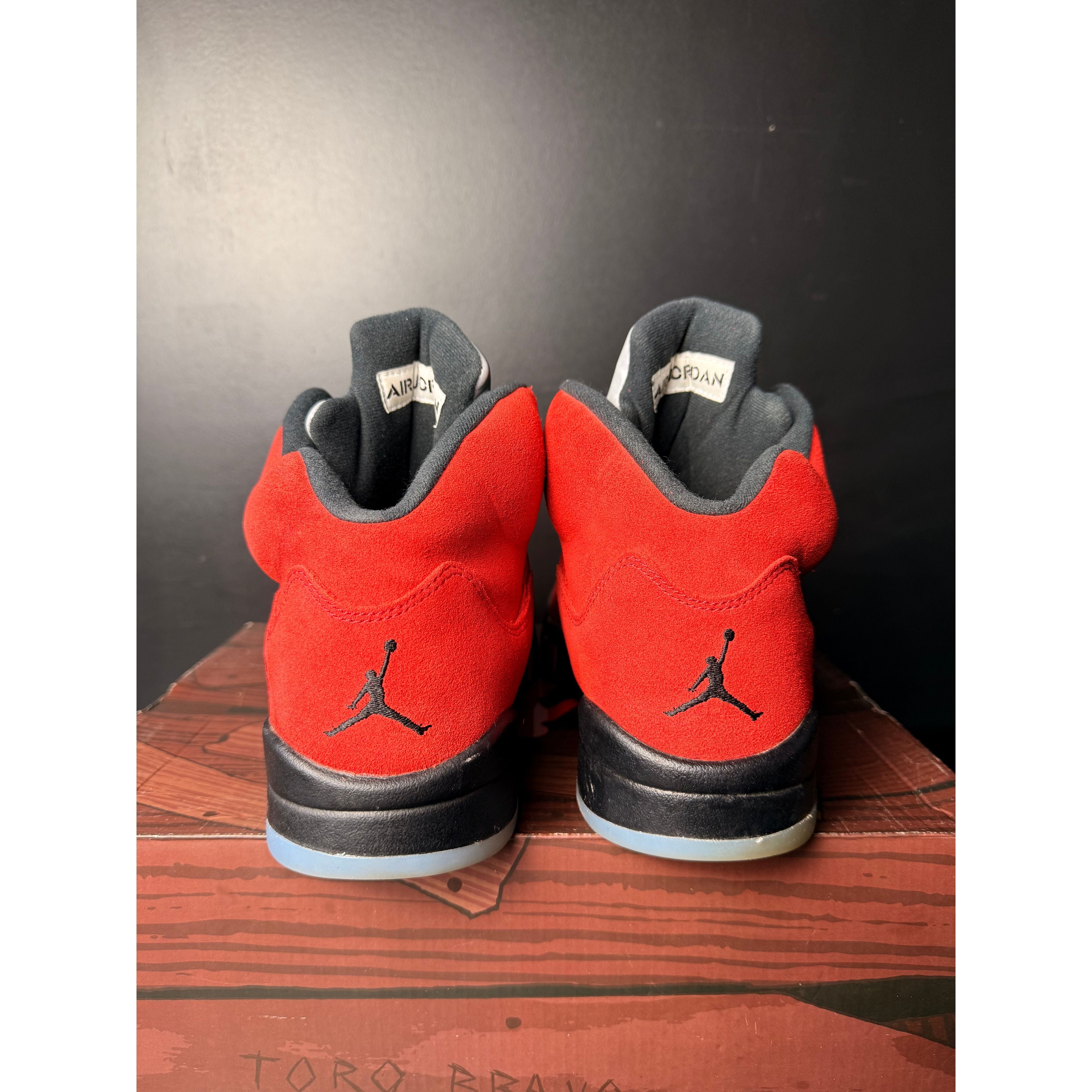 Air Jordan 5 Retro "Raging Bull Red" (2021) **Pre-Owned**