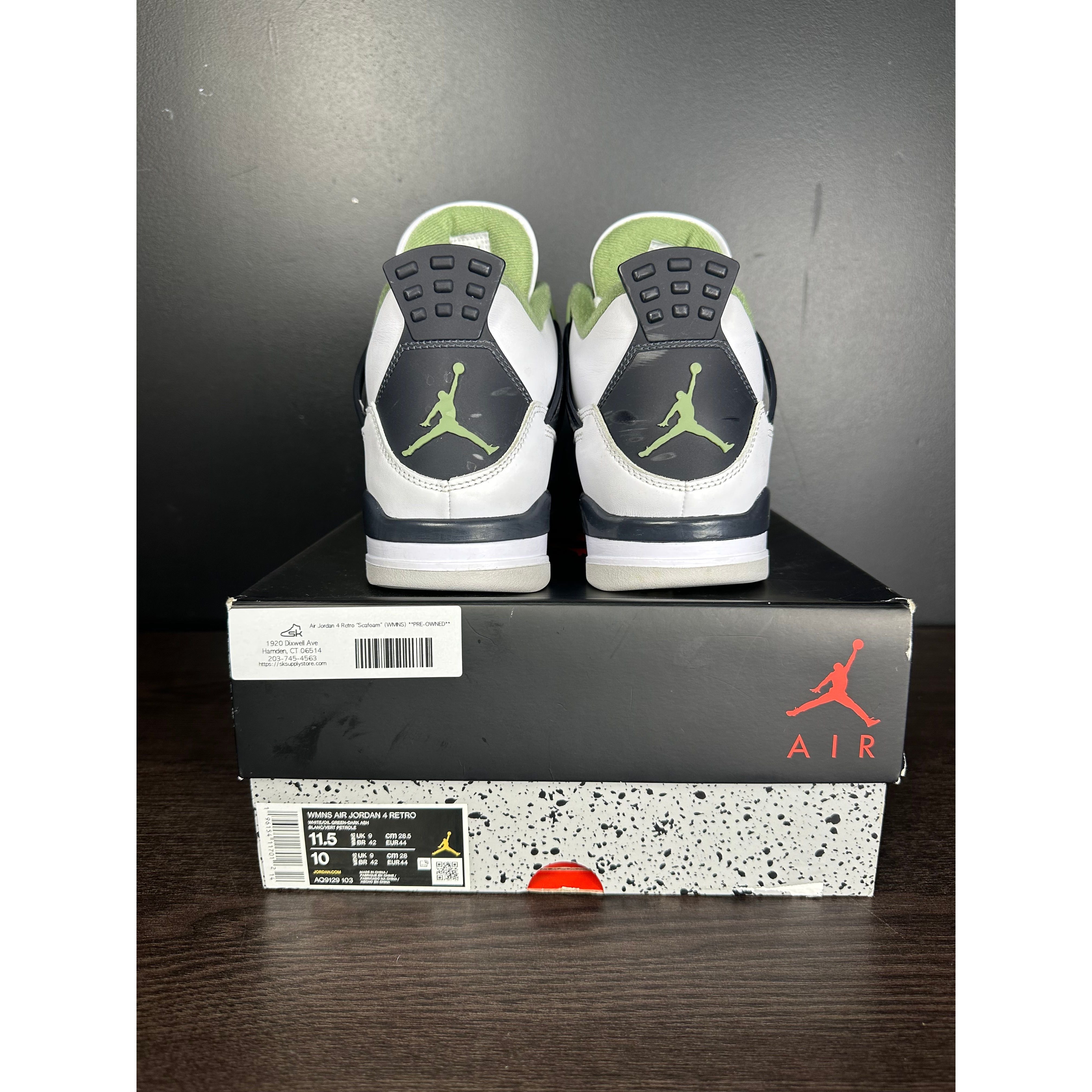 Air Jordan 4 Retro "Seafoam" (WMNS) **PRE-OWNED**