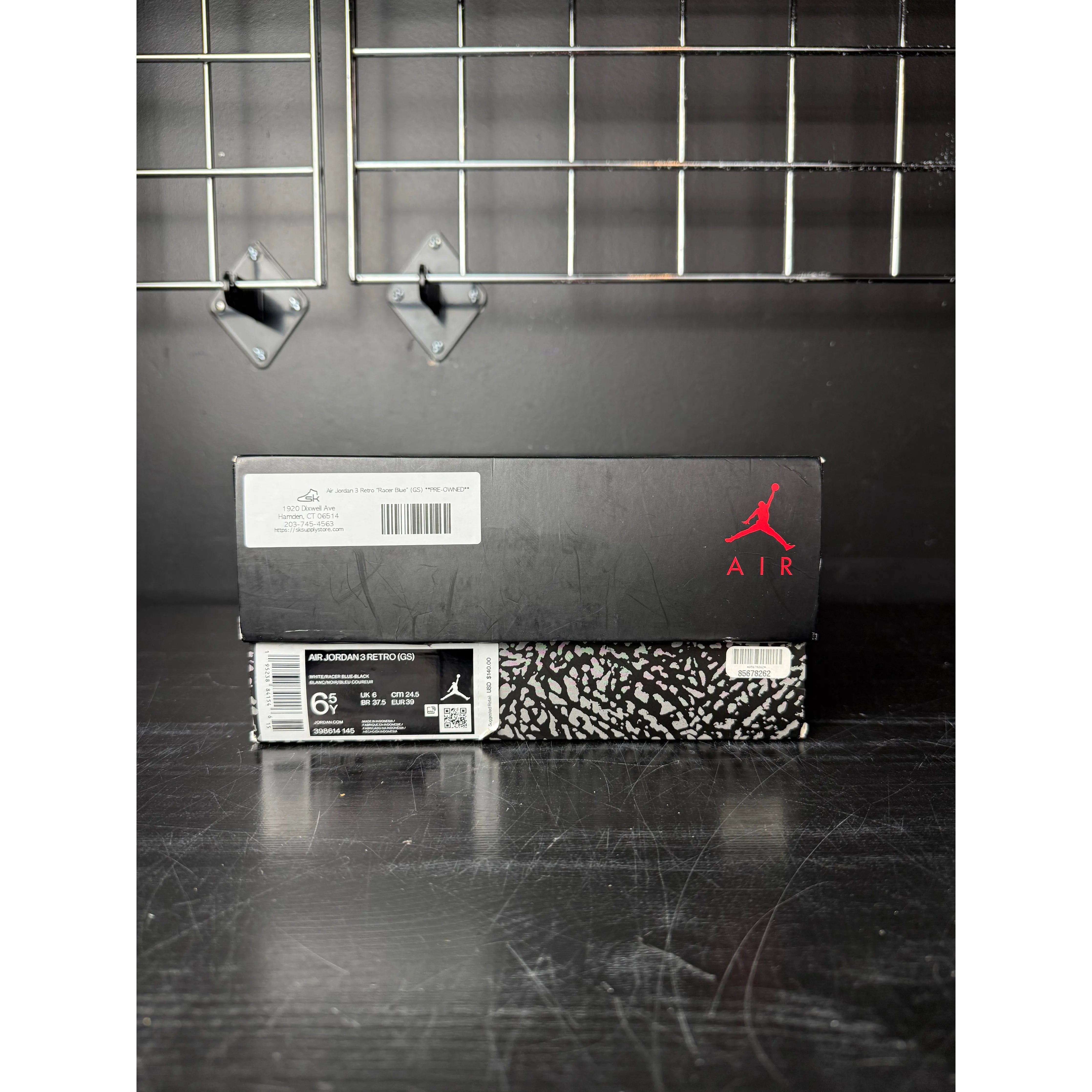 Air Jordan 3 Retro "Racer Blue" (GS) **PRE-OWNED**