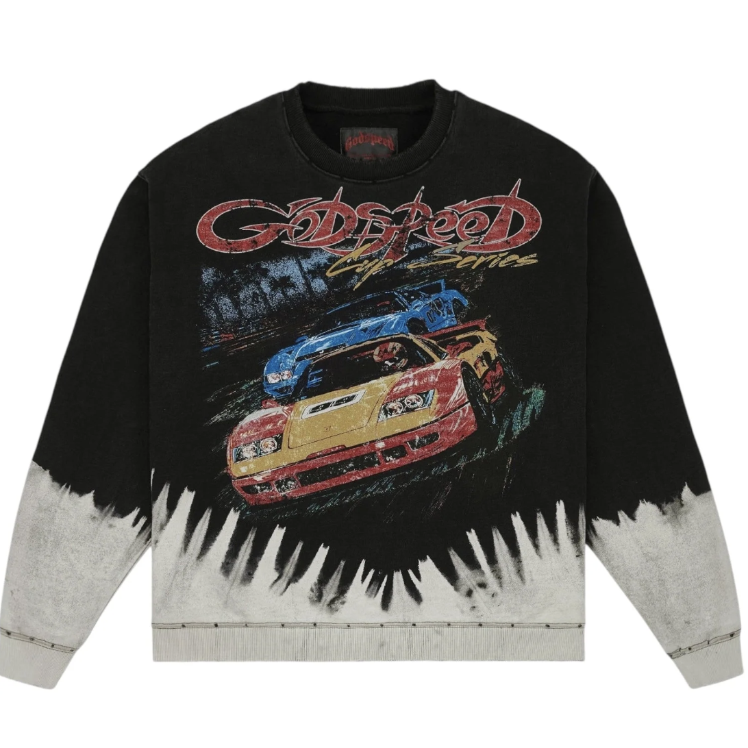 Godspeed "F.T.W" LS (Black Bleached wash)