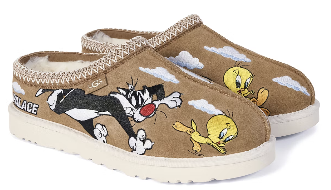 UGG Tasman Slipper x Palace "Looney Tunes" (Chestnut)
