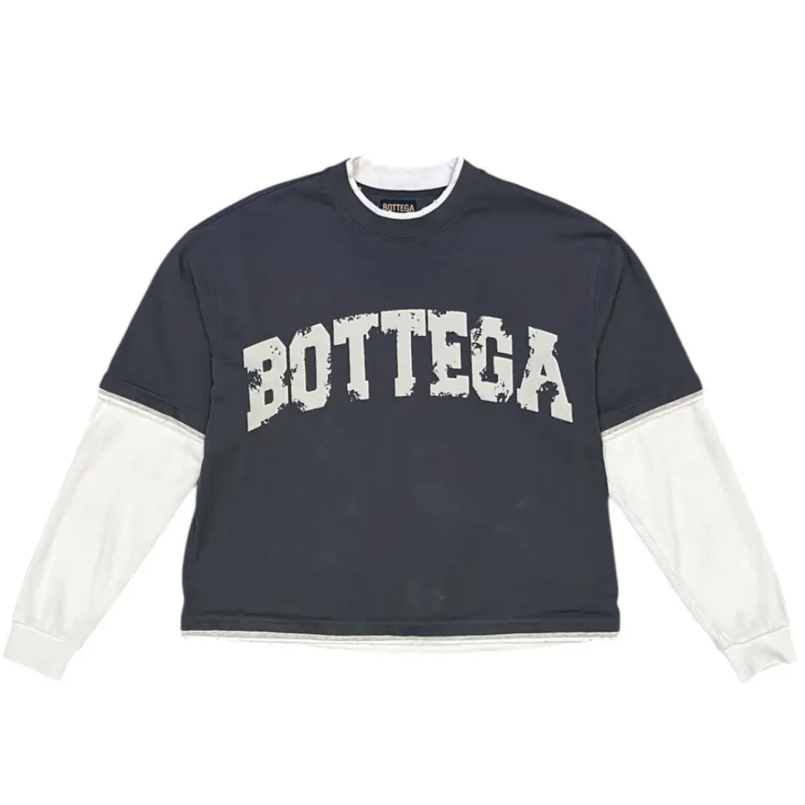 Bottega Desires "War" Long Sleeve tee (Blue)