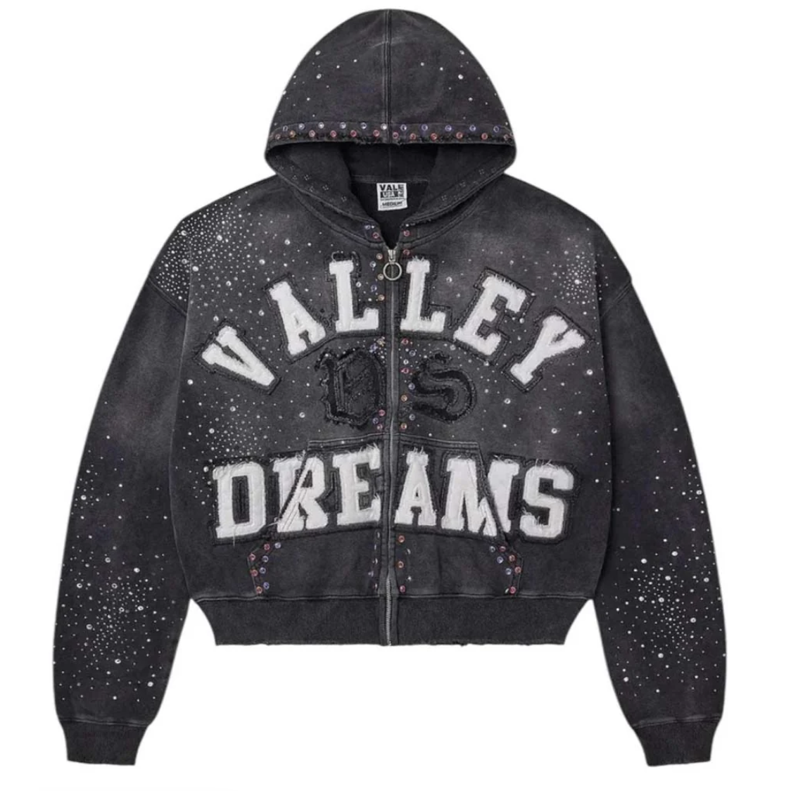 Vale Forever "Classico" Zip Up Hoodie (Black)