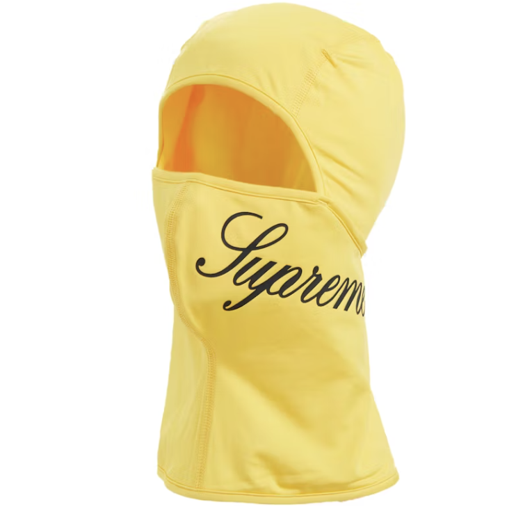 Supreme "Script" Lightweight Balaclava (Yellow)