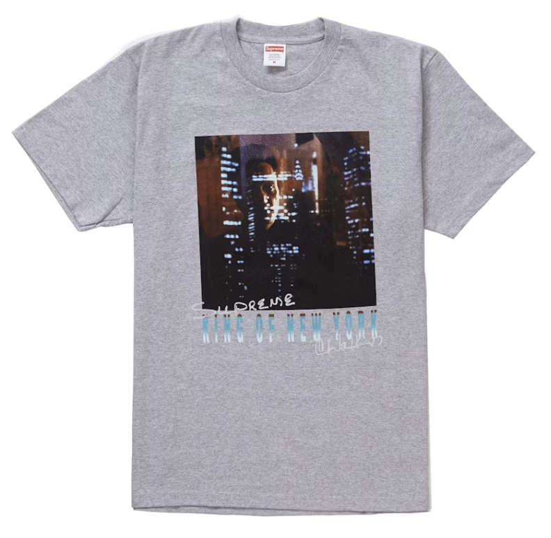Supreme "King of New York" Tee (Heather Grey)