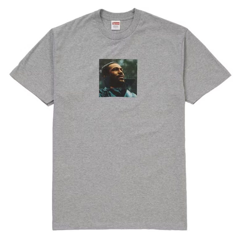 Supreme "Marvin Gaye" Tee (Heather Grey)