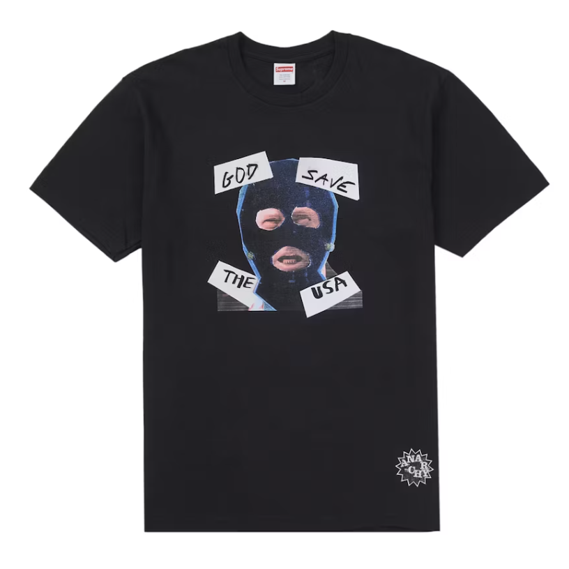 Supreme "God Save Us" Tee (Black)