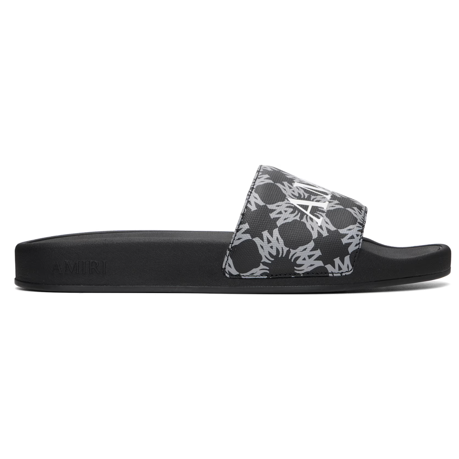 Amiri "MA Quad Canvas" Pool Slides (Black)