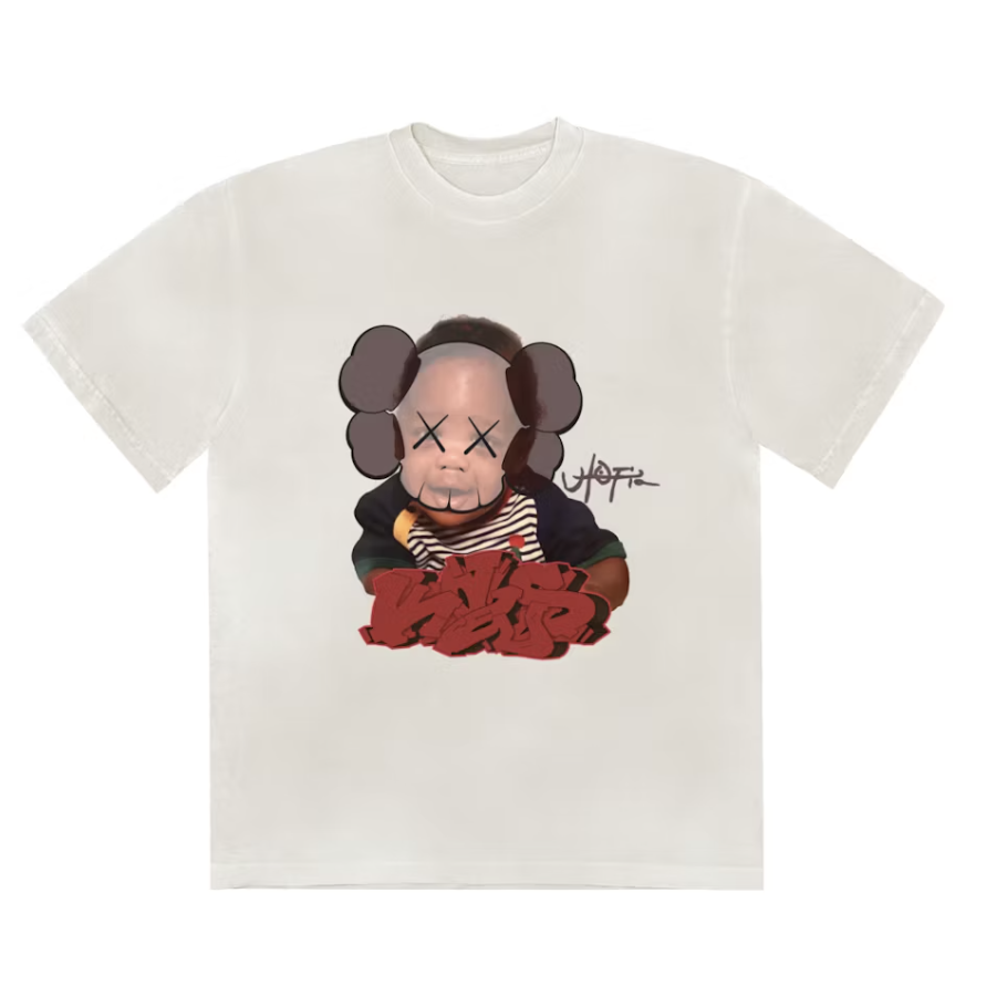 Travis Scott x KAWS "Utopia" I Tee (White)