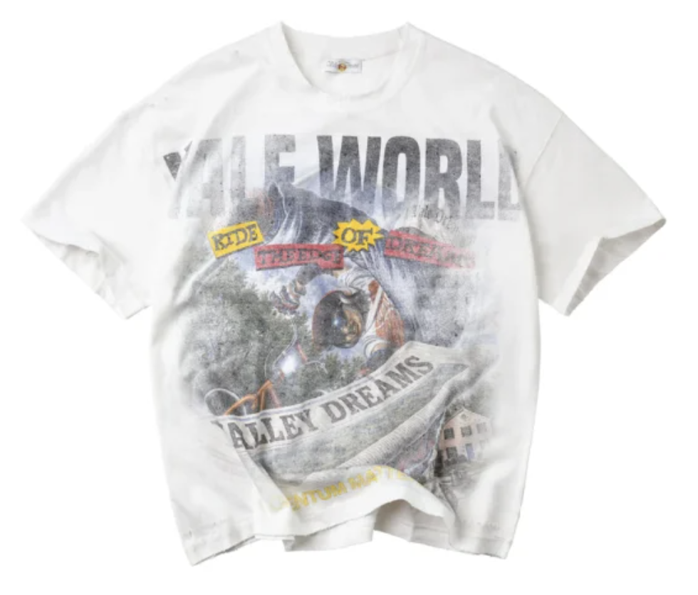 Vale Forever "Newspaper" Tee (White)