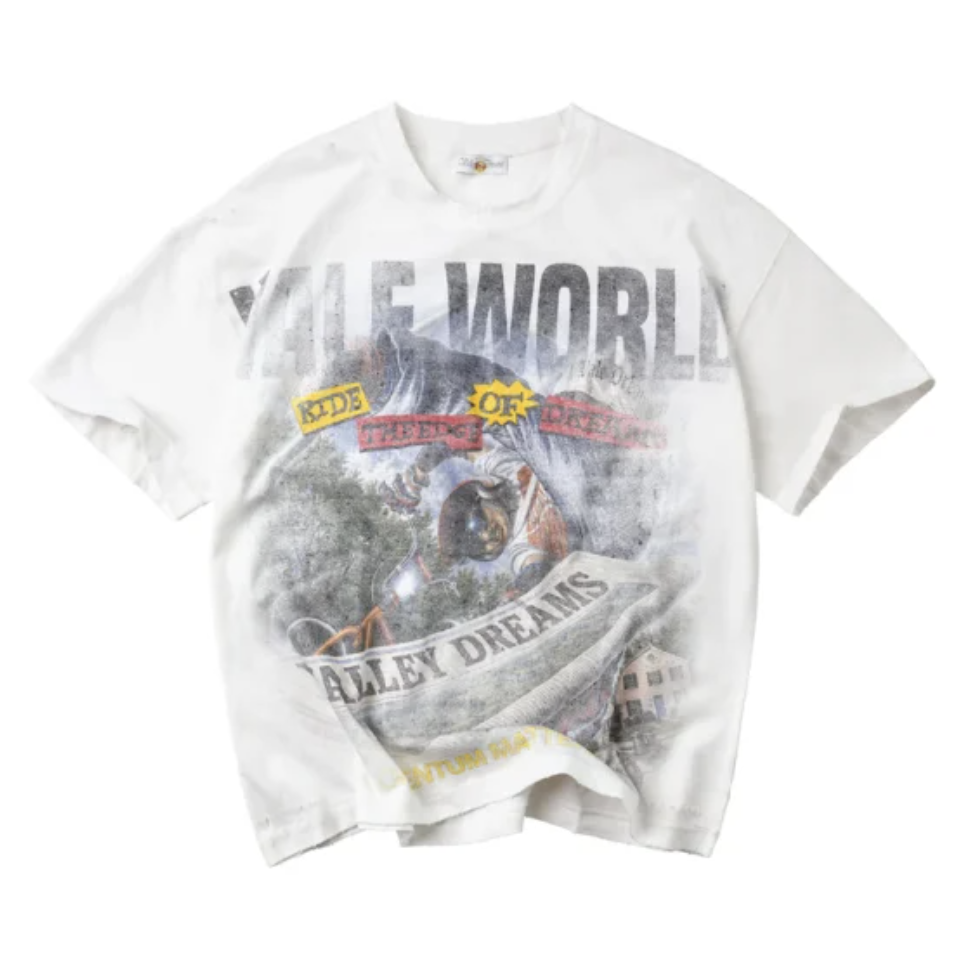Vale Forever "Newspaper" Tee (White)