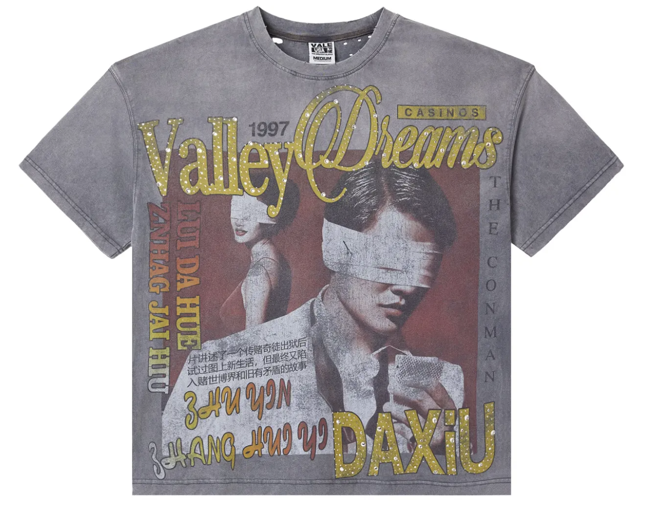 Vale Forever Charcoal "Casino" Tee 'Grey'