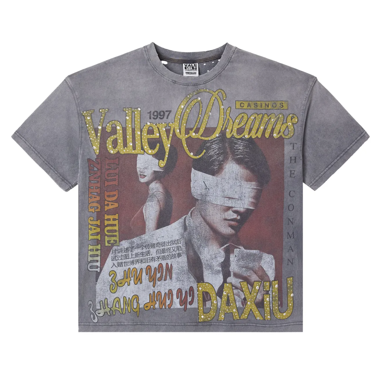 Vale Forever Charcoal "Casino" Tee 'Grey'