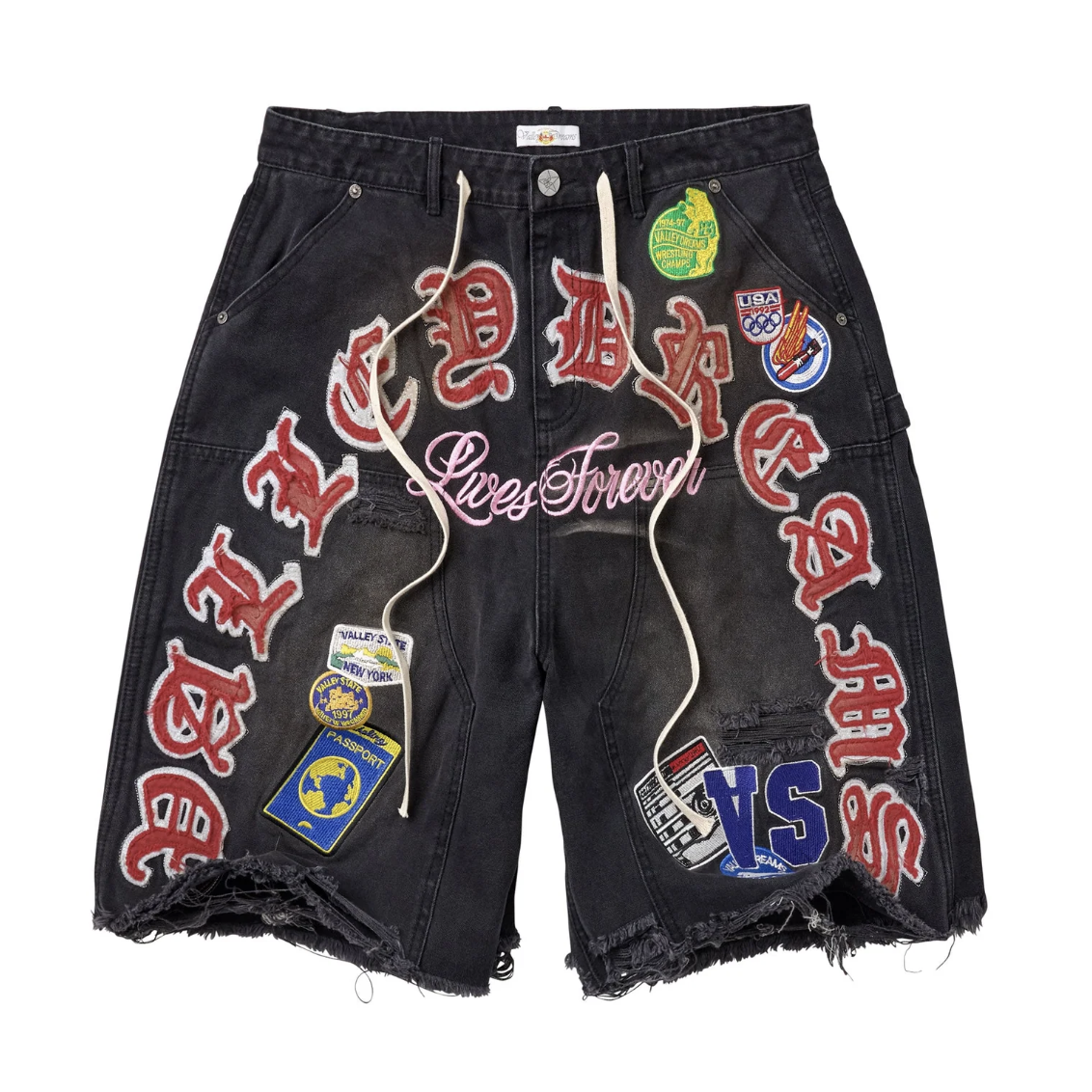 Vale Forever "Workshop" Jorts (Black)