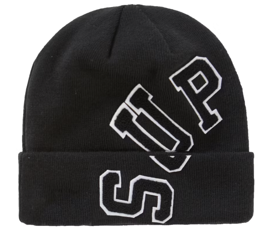 Supreme x New Era "Big Arc" Beanie (Black)