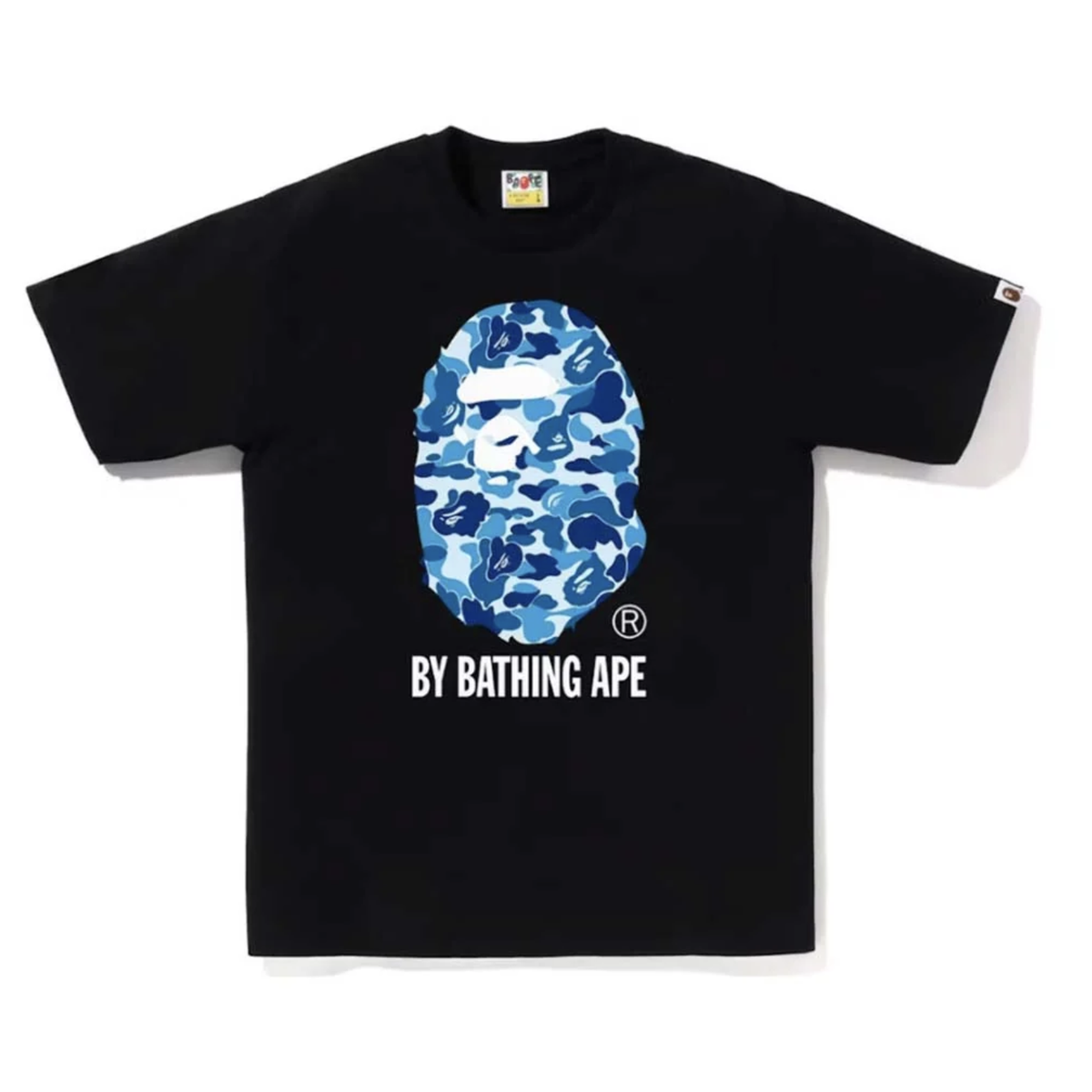 Bape ABC Camo "By Bathing Ape" Tee (Black/Blue)