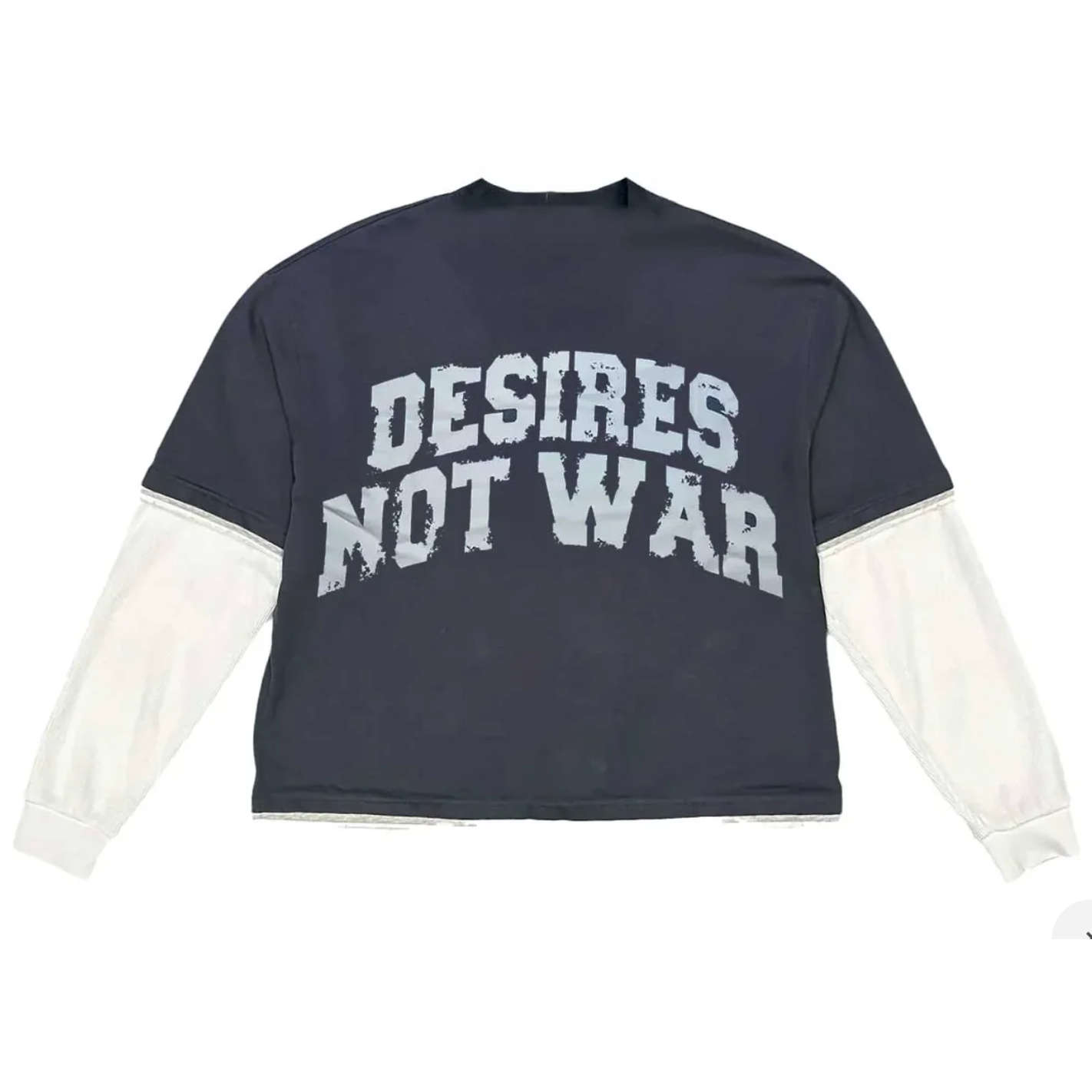 Bottega Desires "War" Long Sleeve tee (Blue)
