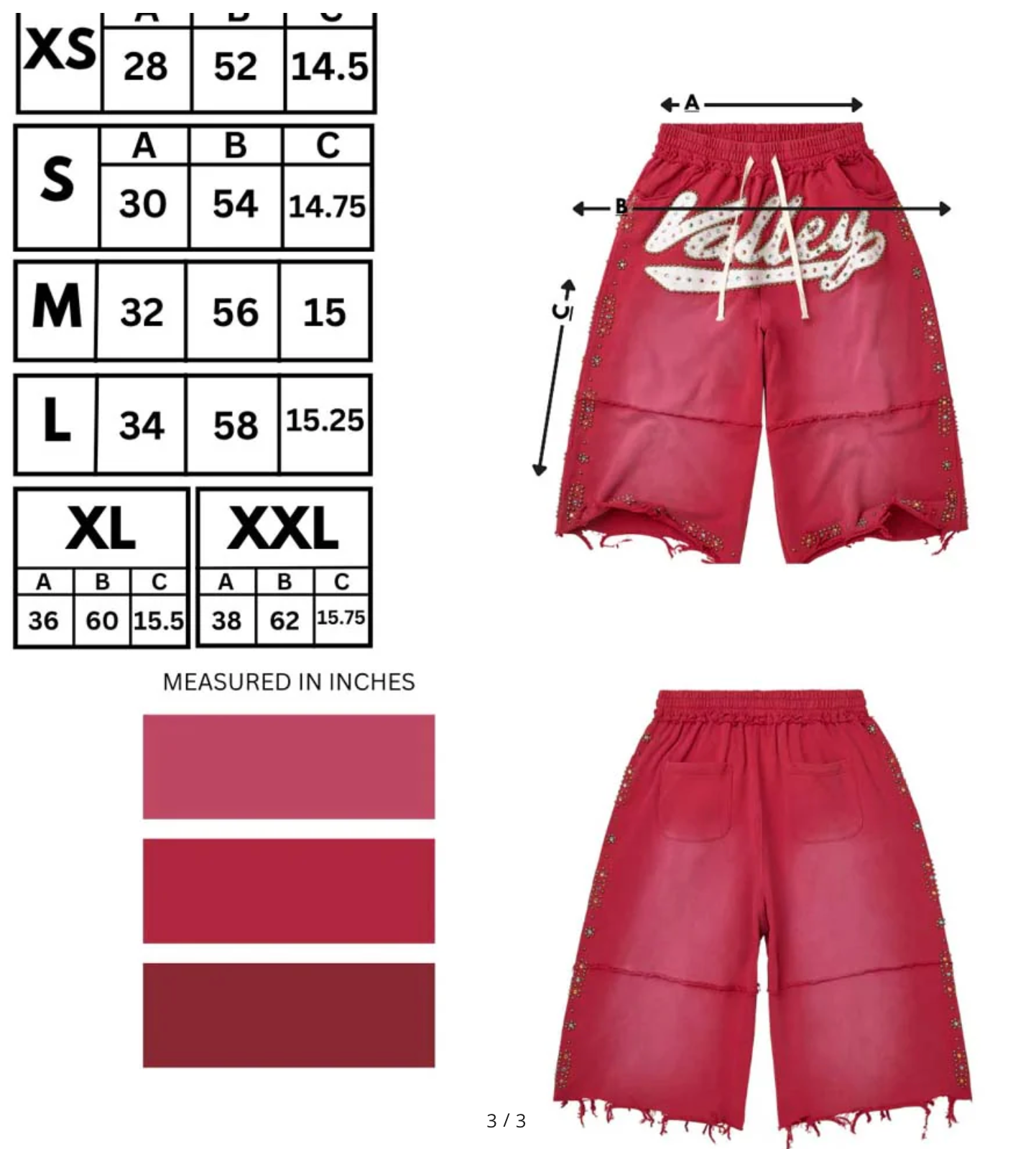 Vale Forever "Skittle Sworts" 3/4 (Red)