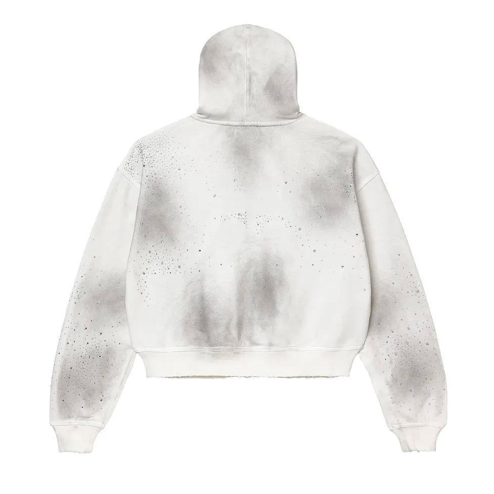 Vale Forever "Classico" Zip Up Hoodie (White)