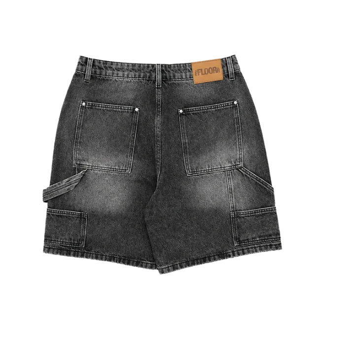 Floor914 "Workman" Jorts (Black Wash)