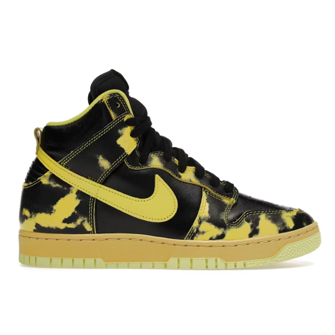 Nike Dunk High 1985 "Black Acid Wash" REP. BOX