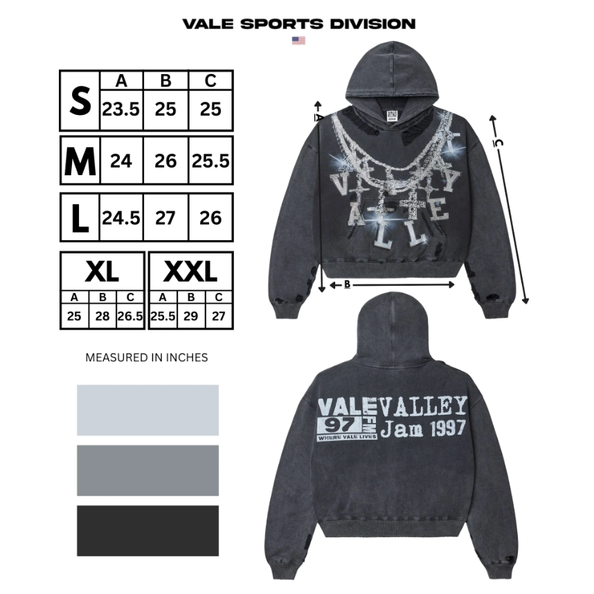 Vale Forever "Big Chain" Hoodie (Black)