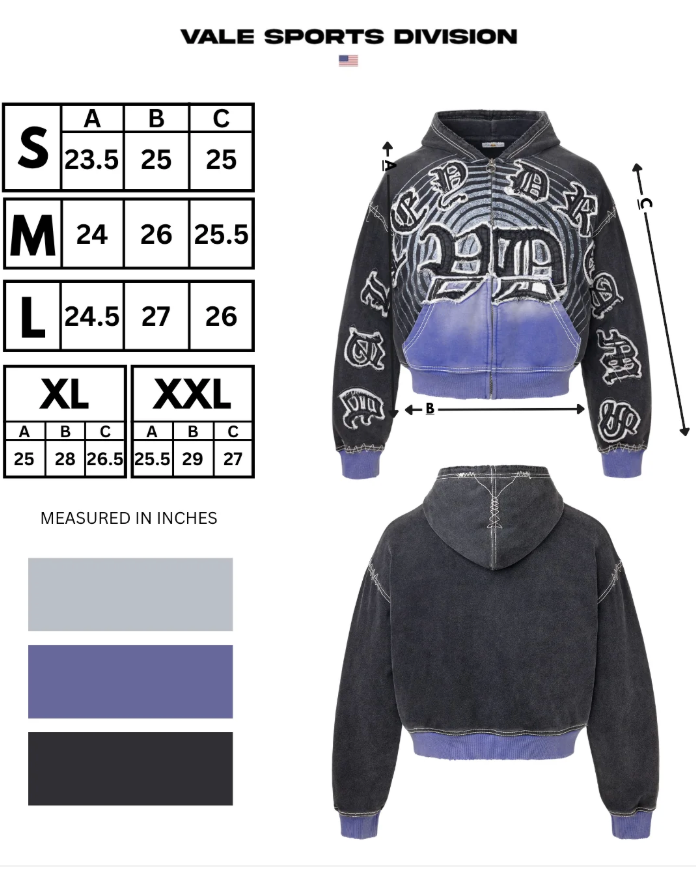Vale Forever "Hypnotiq" Zip Up (Black)