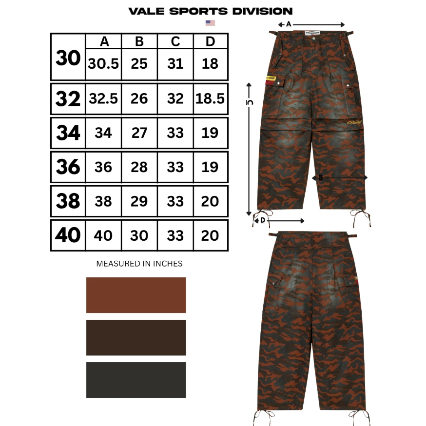 Vale Forever "Tiger Camo" Pants