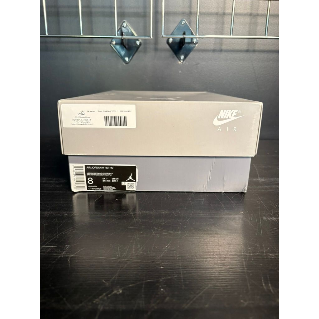 Air Jordan 11 Retro "Cool Grey" (2021) **PRE-OWNED**