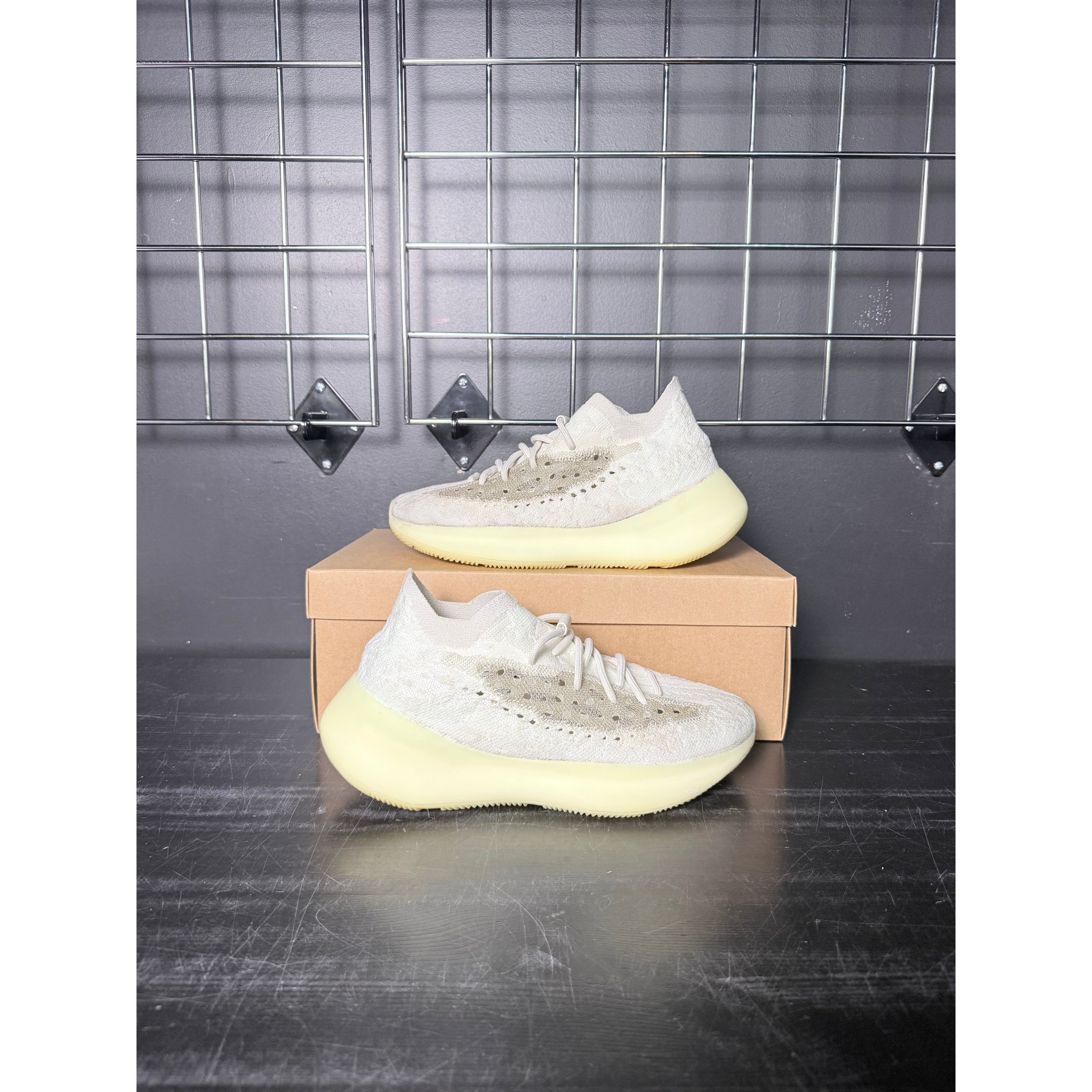 Adidas Yeezy Boost 380 "Calcite Glow" **PRE-OWNED** **REP. BOX**