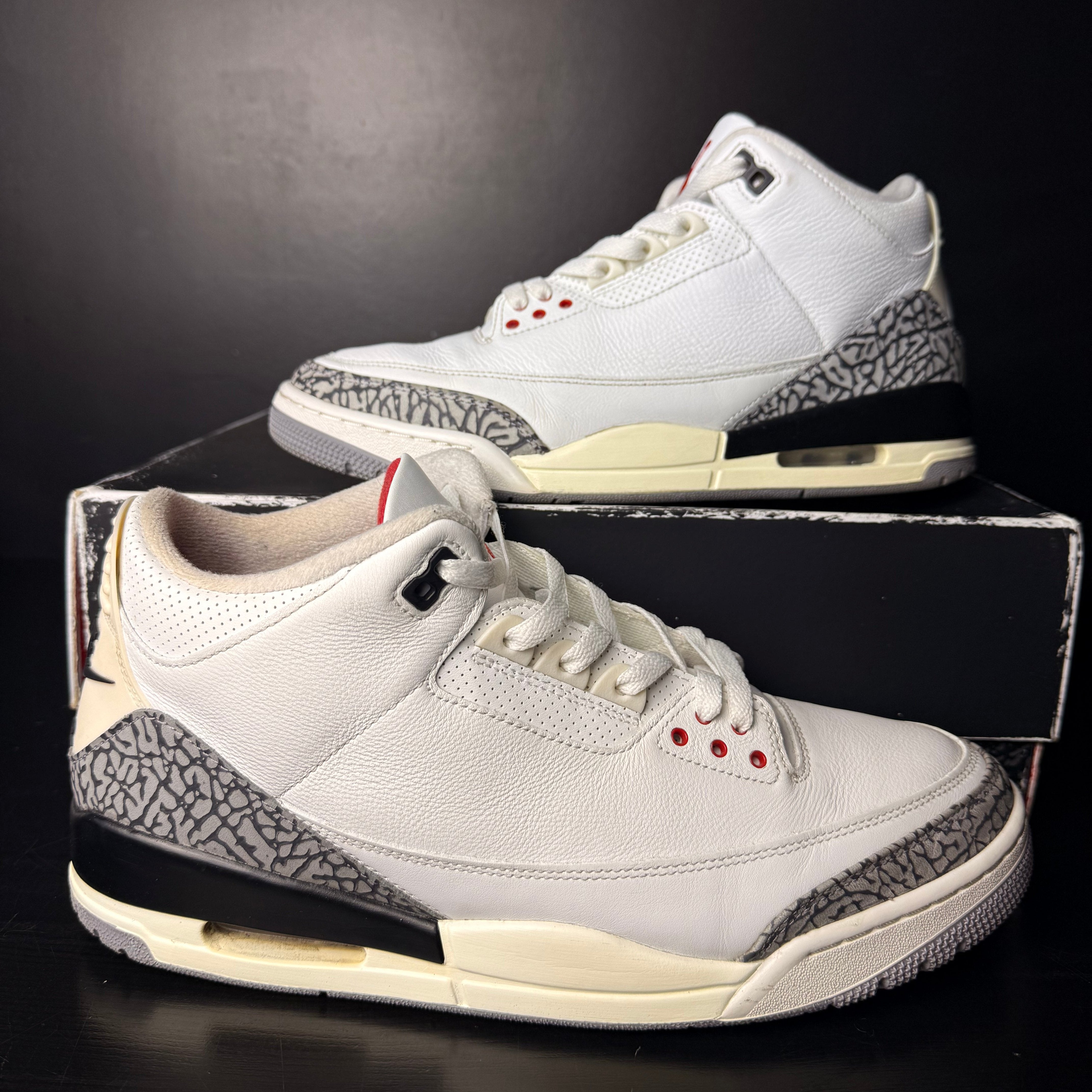 Air Jordan 3 Retro "White Cement" Reimagined **PRE-OWNED**