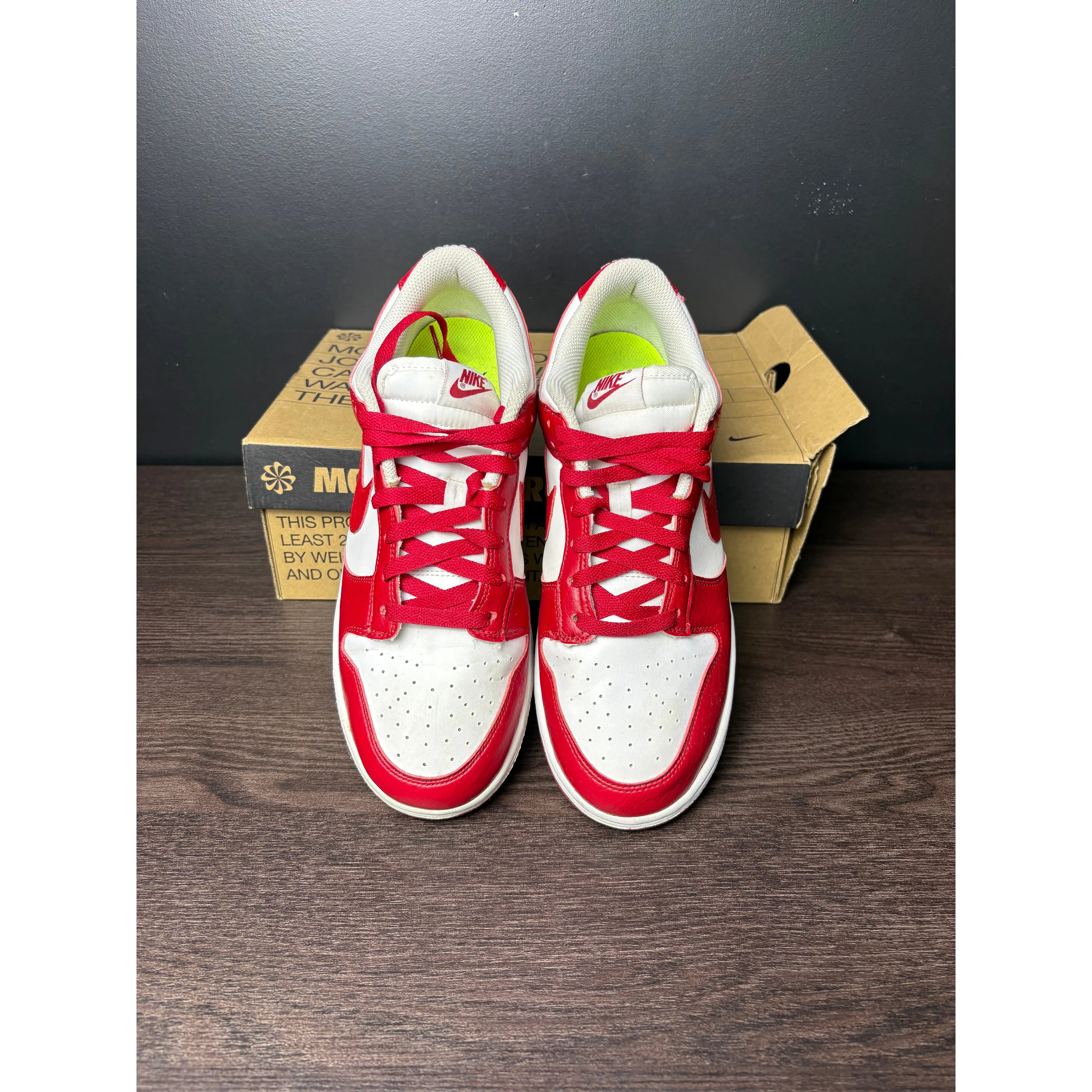 Nike Dunk Low Next Nature "White Gym Red" (WMNS) **PRE-OWNED**
