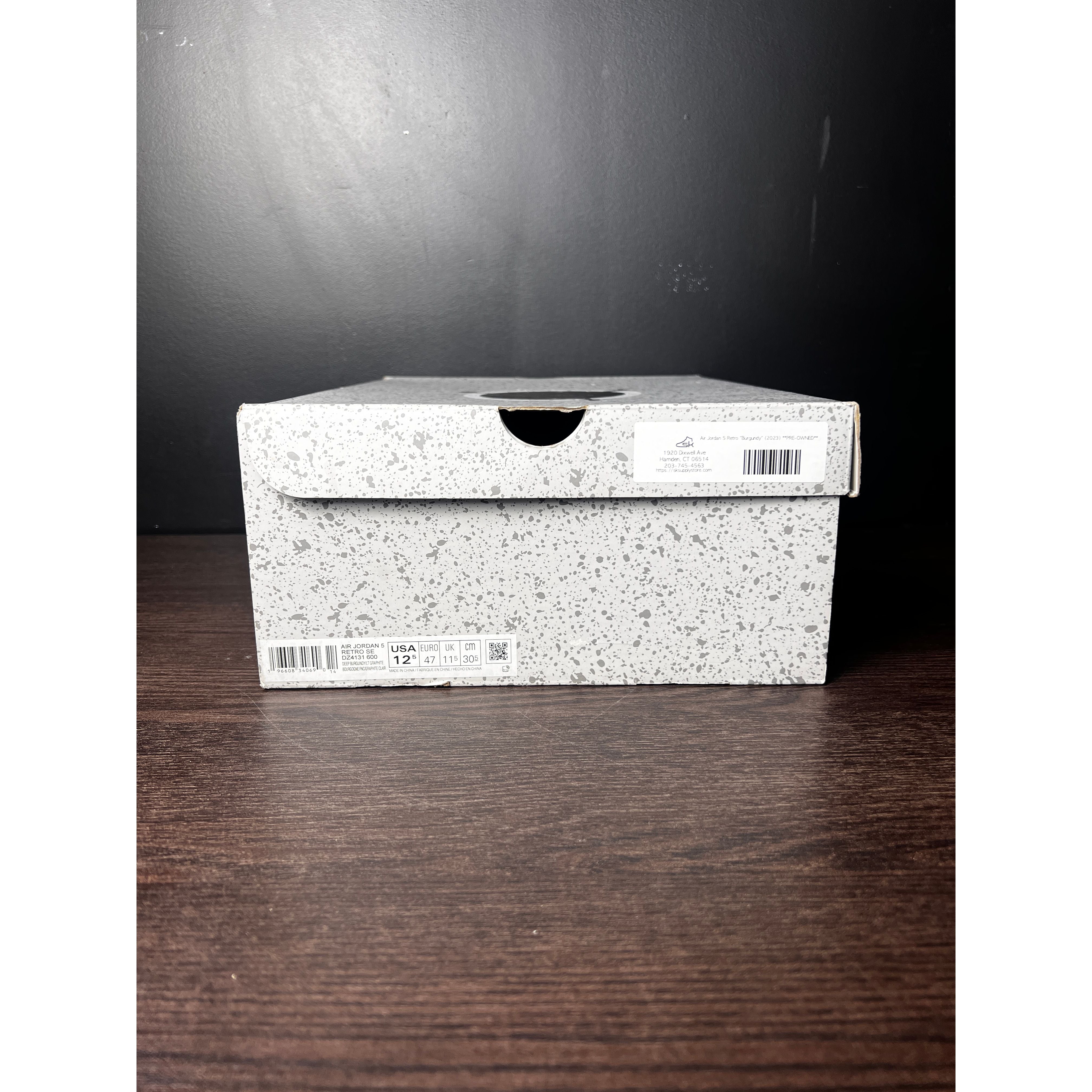 Air Jordan 5 Retro "Burgundy" (2023) **PRE-OWNED**