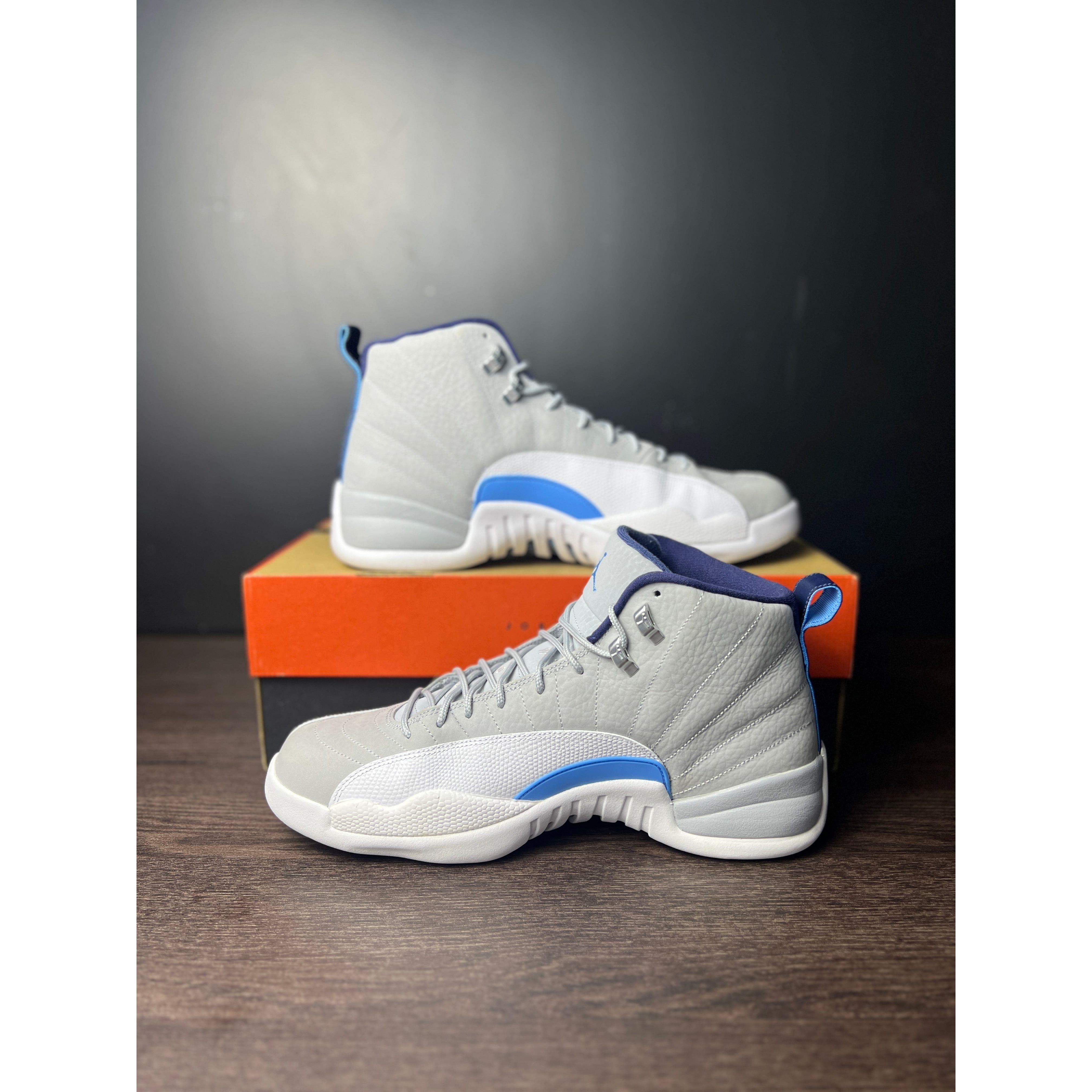 Air Jordan 12 Retro "Grey University Blue" **PRE-OWNED**