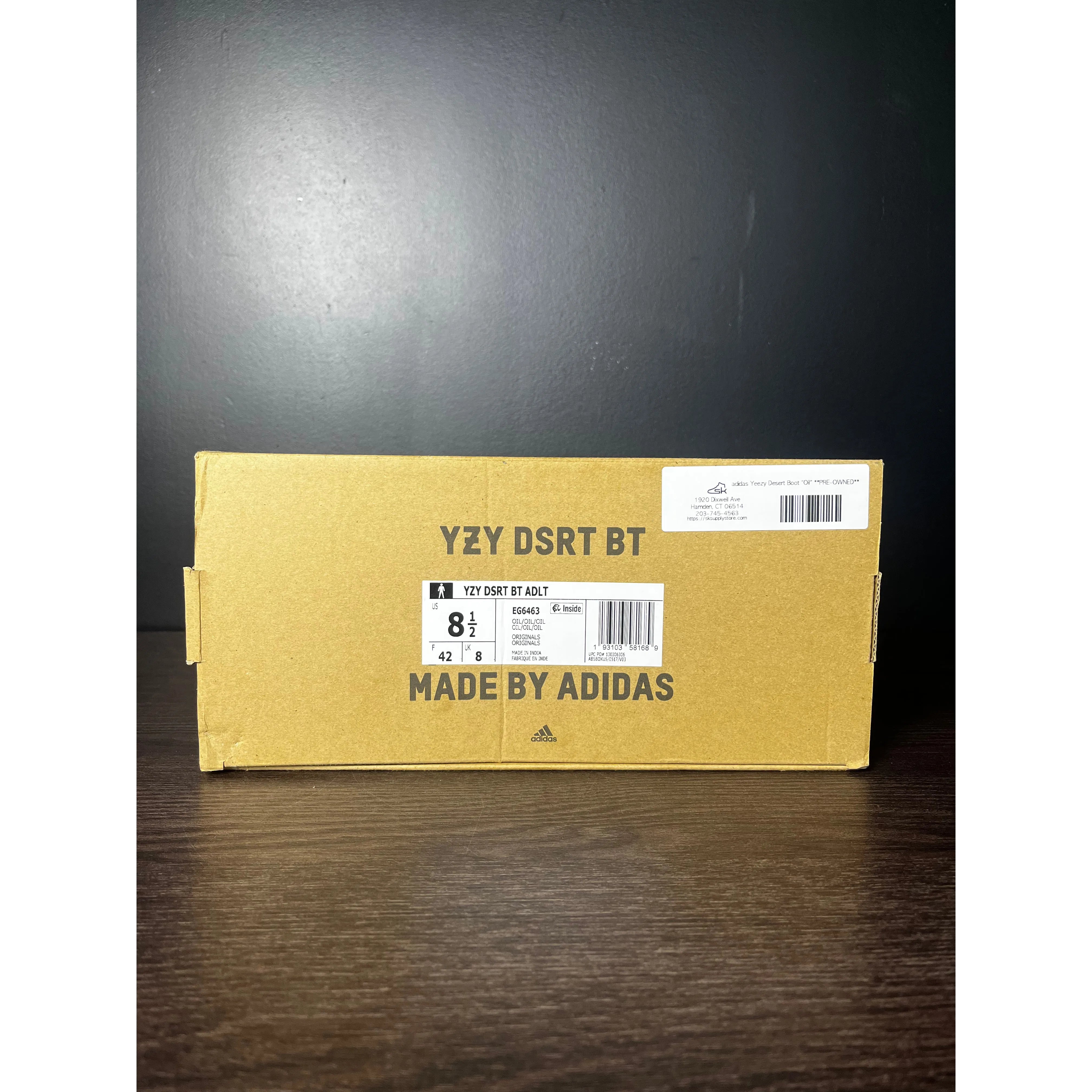 adidas Yeezy Desert Boot "Oil" **PRE-OWNED**